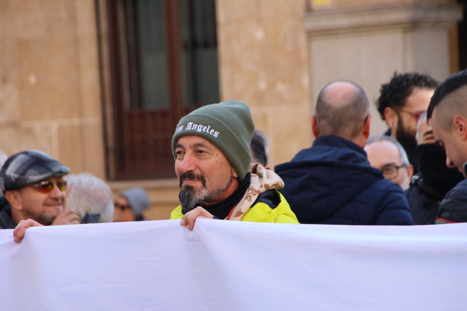 Concentración transportistas frente a la subdelegación del gobierno 