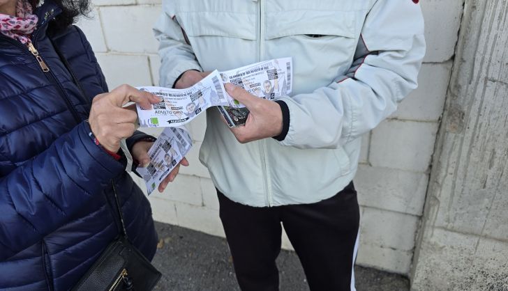 Colas para el encuentro de Copa del Rey entre el Salamanca CF UDS y el Celta de Vigo