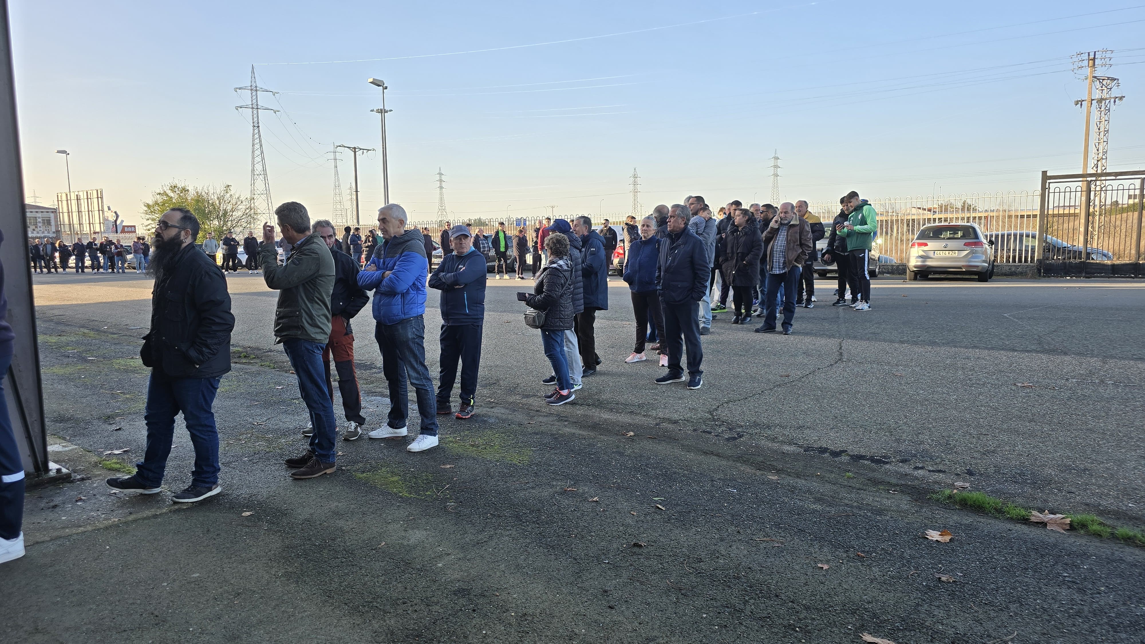 Colas para el encuentro de Copa del Rey entre el Salamanca CF UDS y el Celta de Vigo