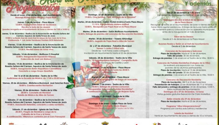 Programa Navidad Alba de Tormes 