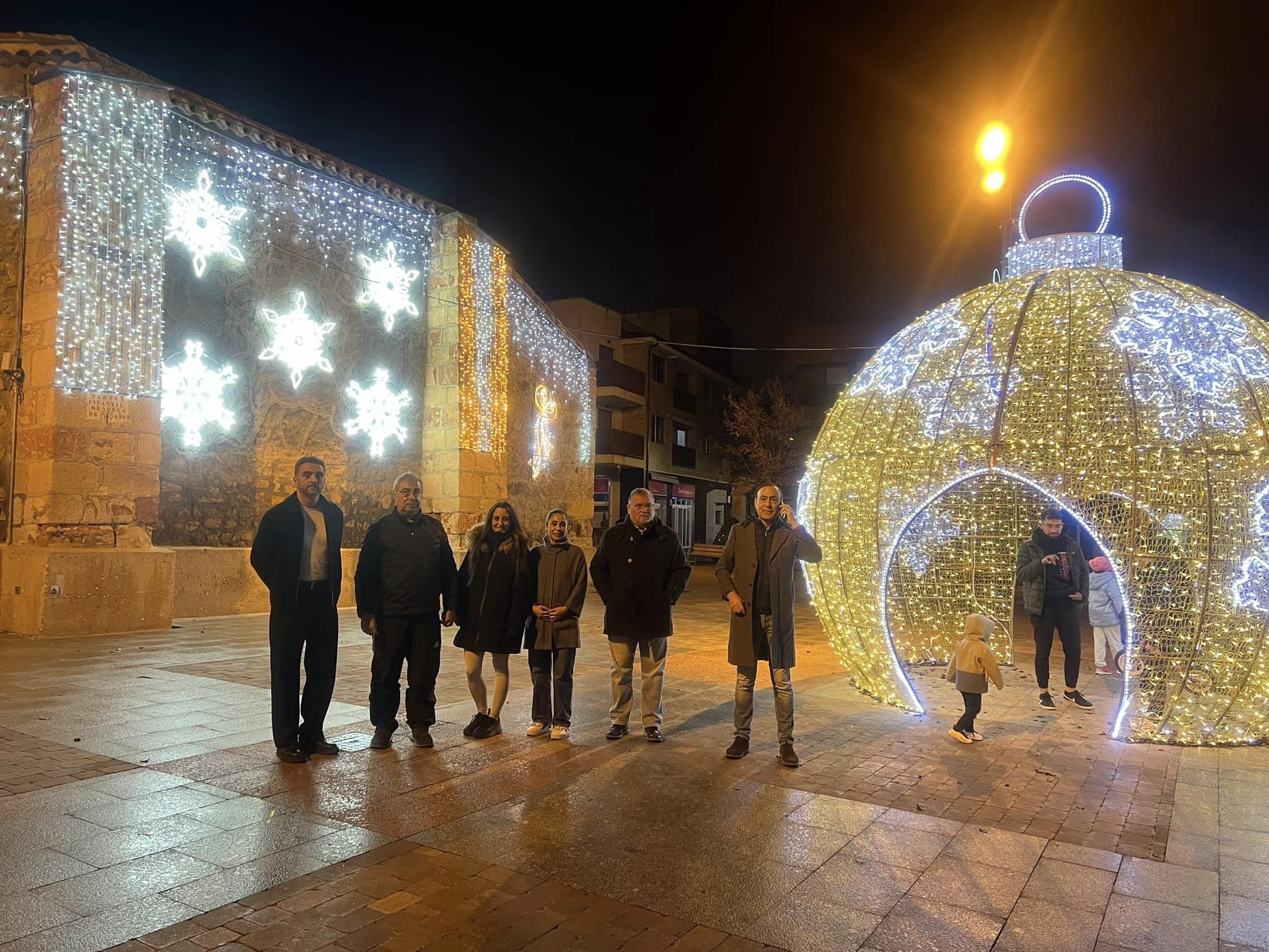 Iluminación navideña en Carbajosa de la Sagrada 