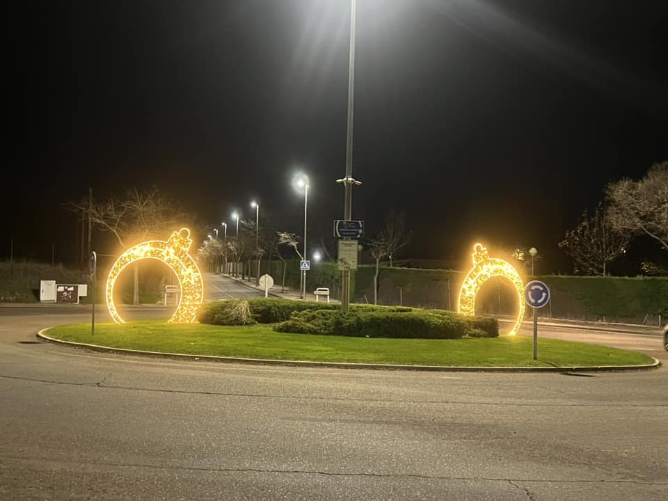 Iluminación navideña en Carbajosa de la Sagrada 