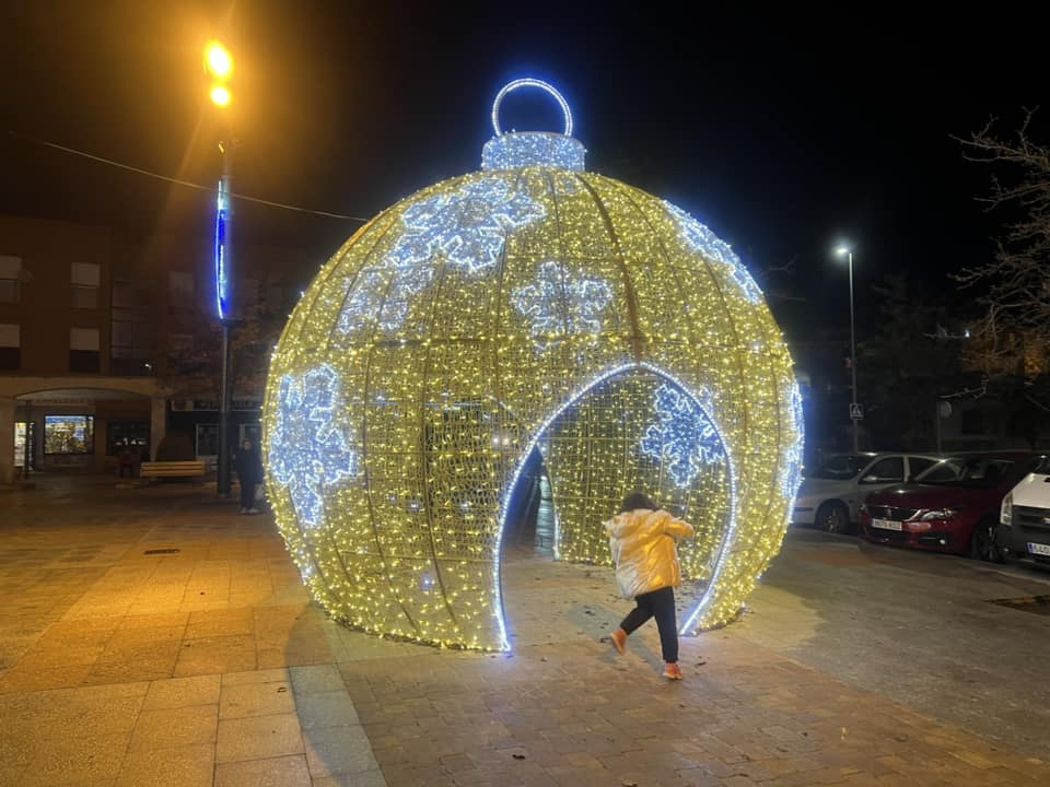 Iluminación navideña en Carbajosa de la Sagrada 