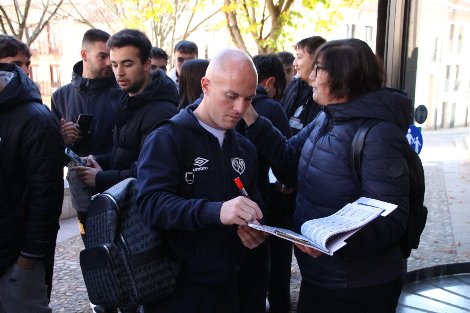 Llegada Rayo Vallecano