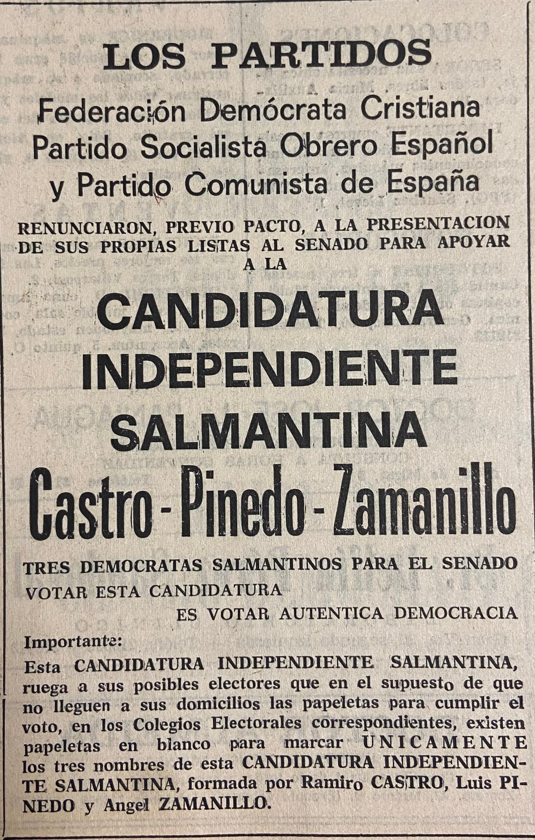 Candidatura Independiente Salmantina