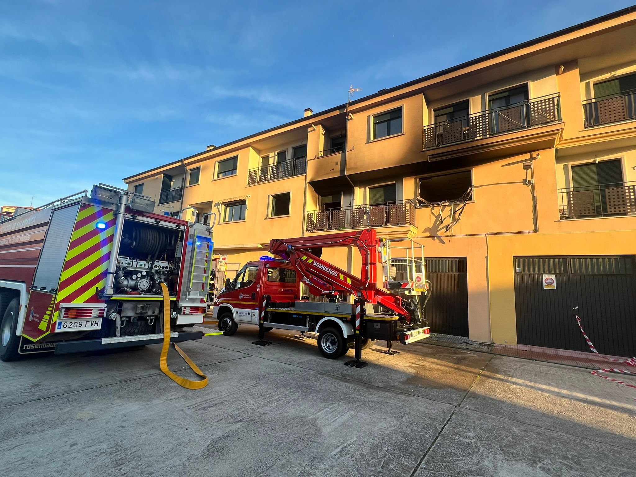 Incendio en una vivienda de Ciudad Rodrigo 