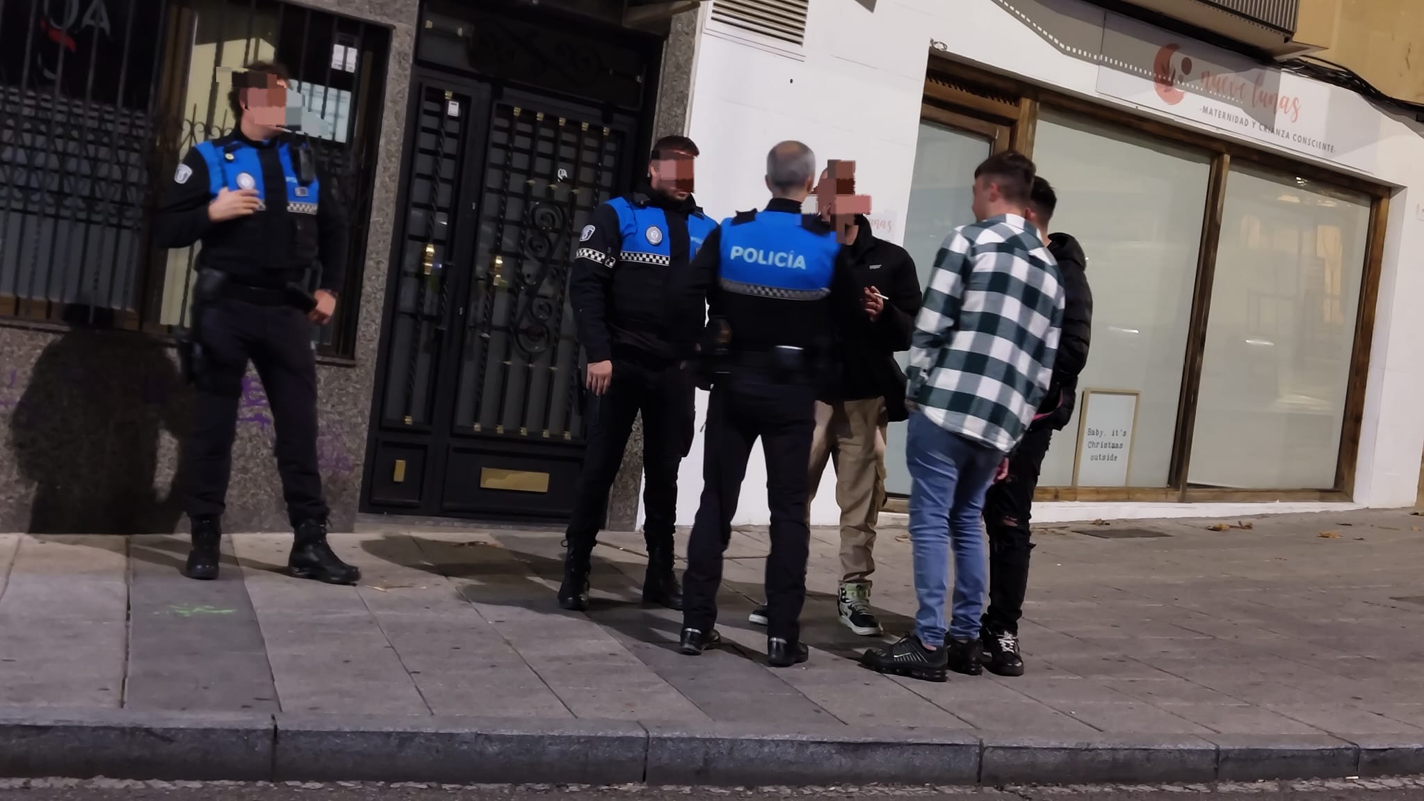 Pelea en la calle San Justo