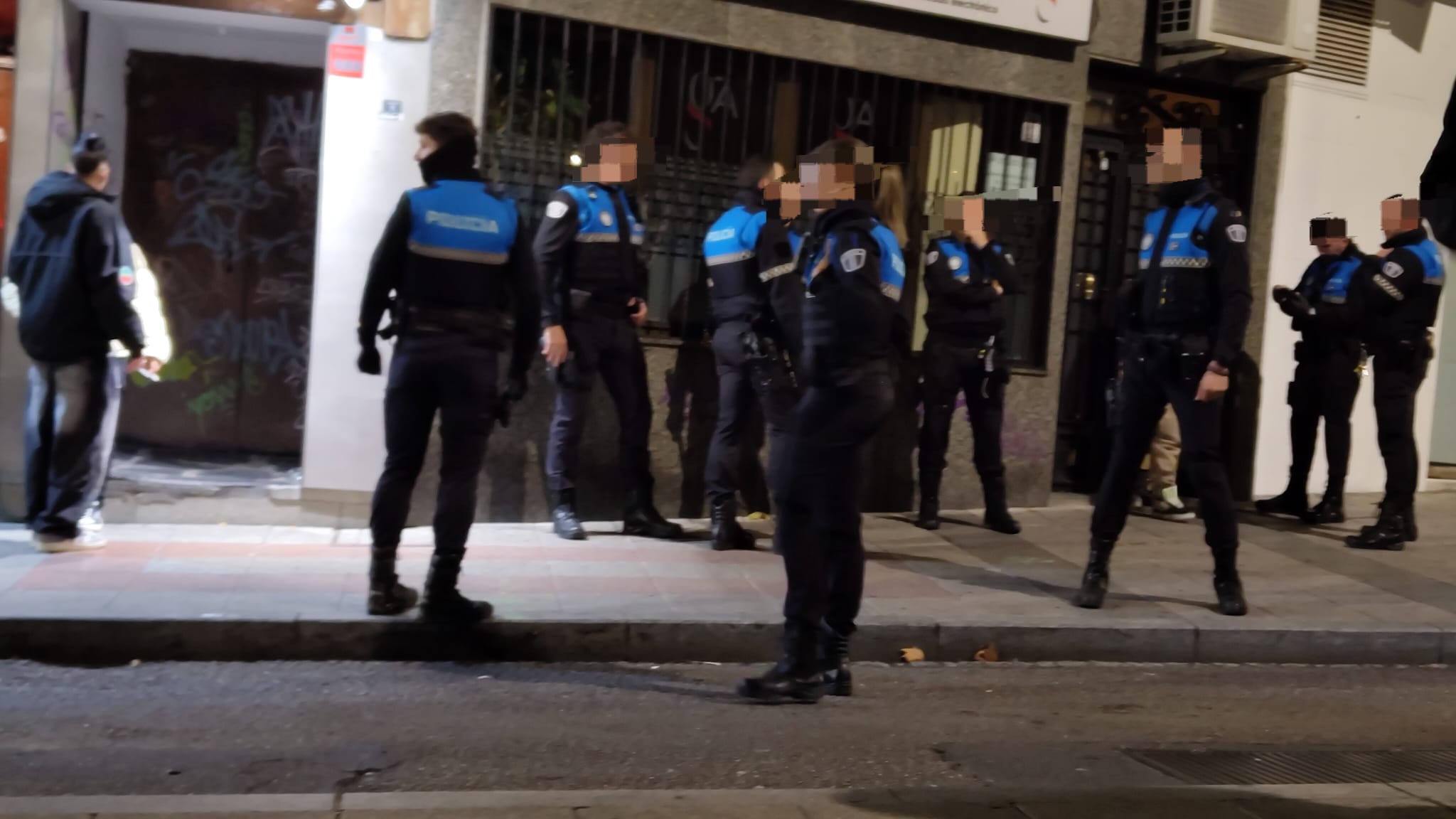 Pelea en la calle San Justo