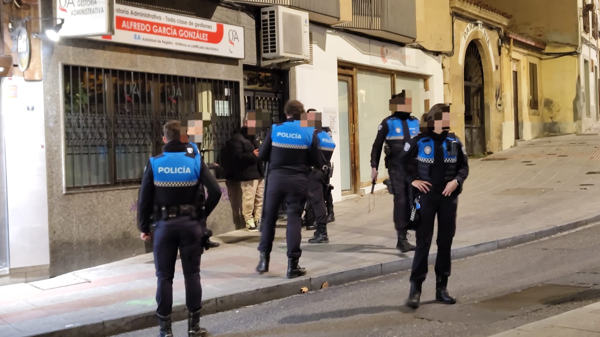 Pelea en la calle San Justo