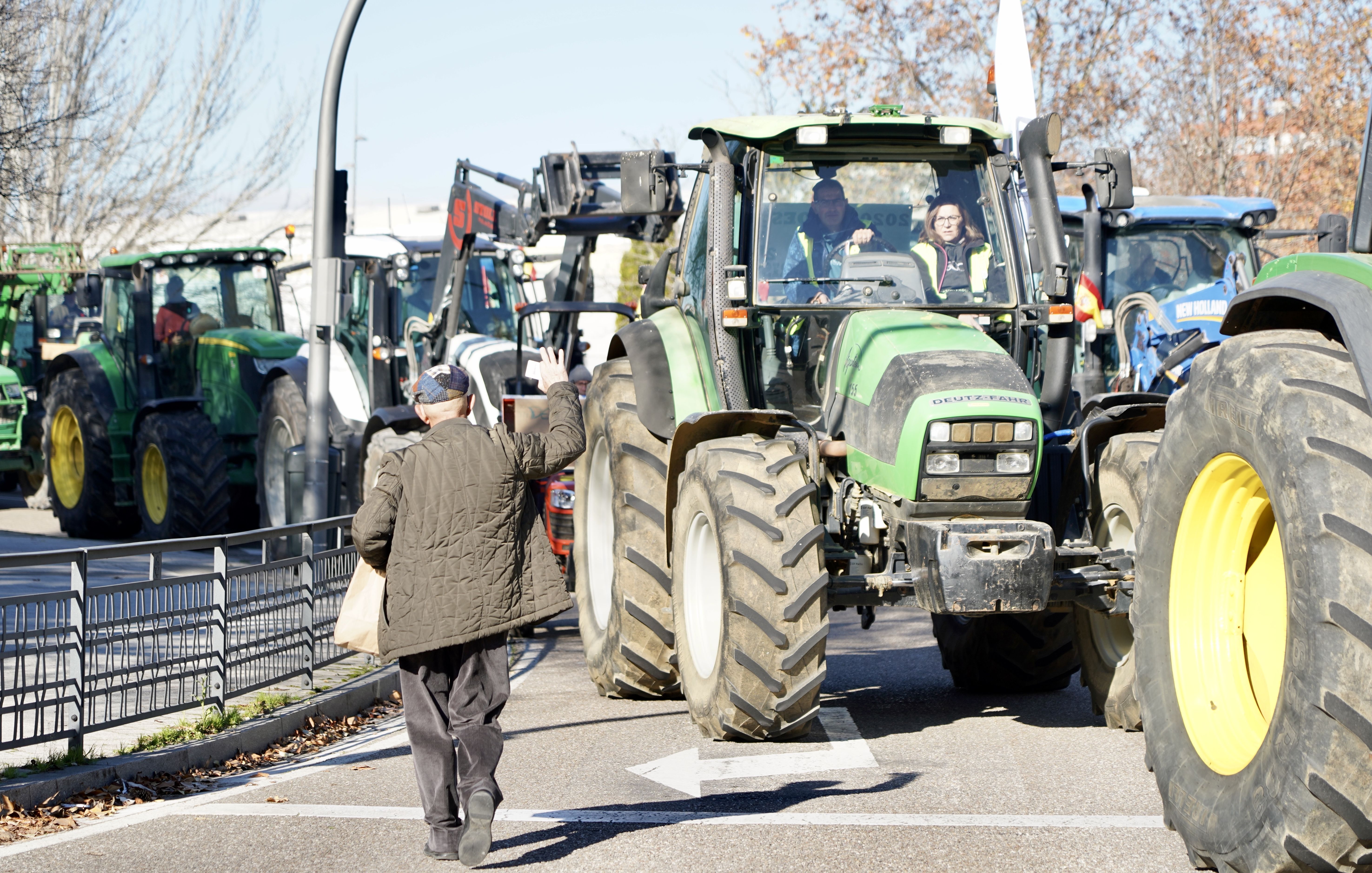 Tractorada en Valladolid | Foto: Leticia Pérez (Agencia ICAL)