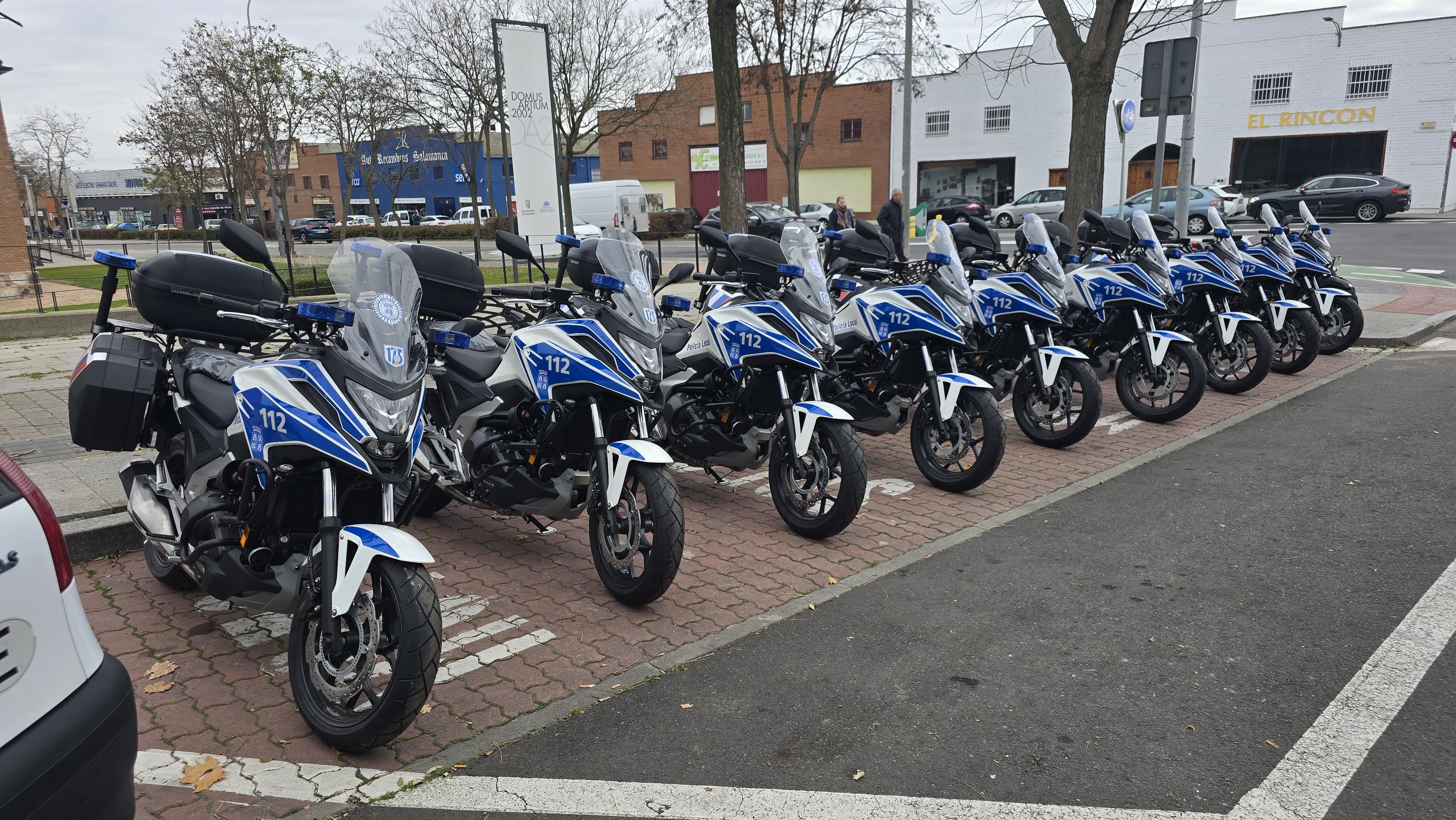 Nuevas motos Policía Local Salamanca 