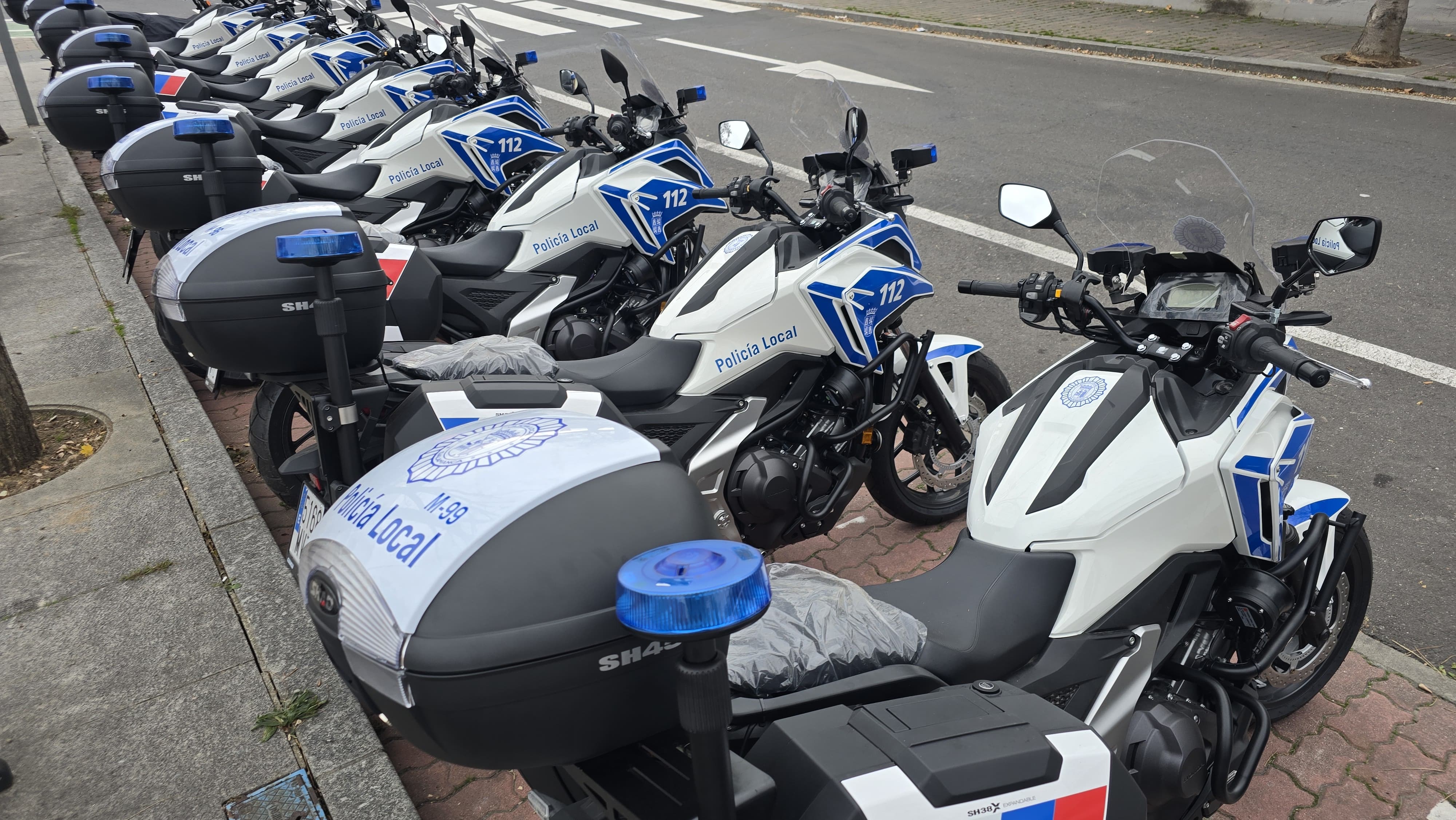 Nuevas motos Policía Local Salamanca 