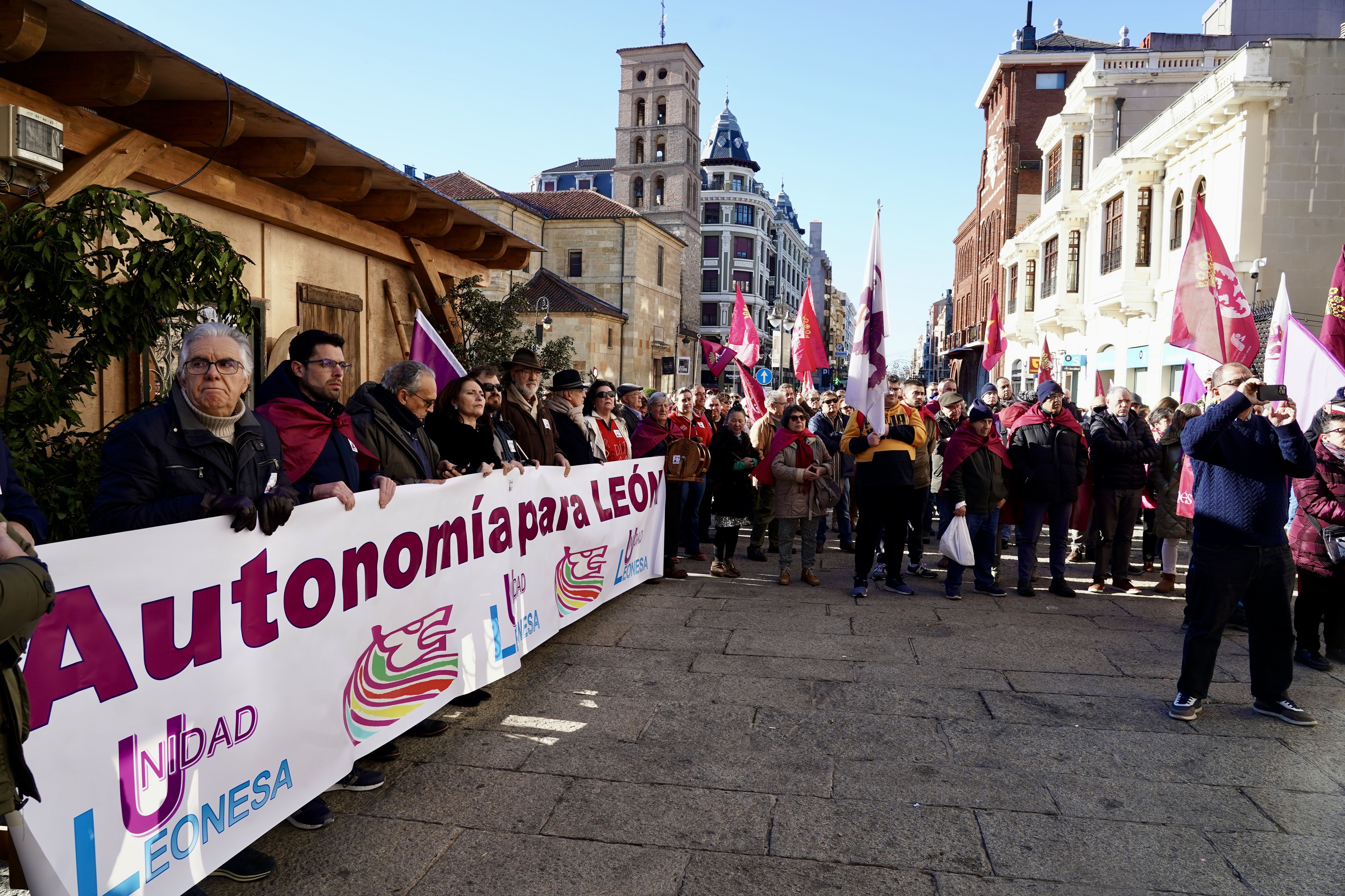 Concentración para reivindicar la autonomía Leonesa