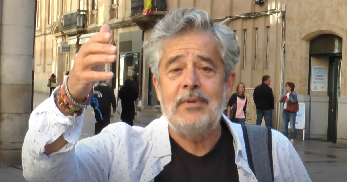 Carlos Iglesias en un vídeo de SALAMANCA24HORAS