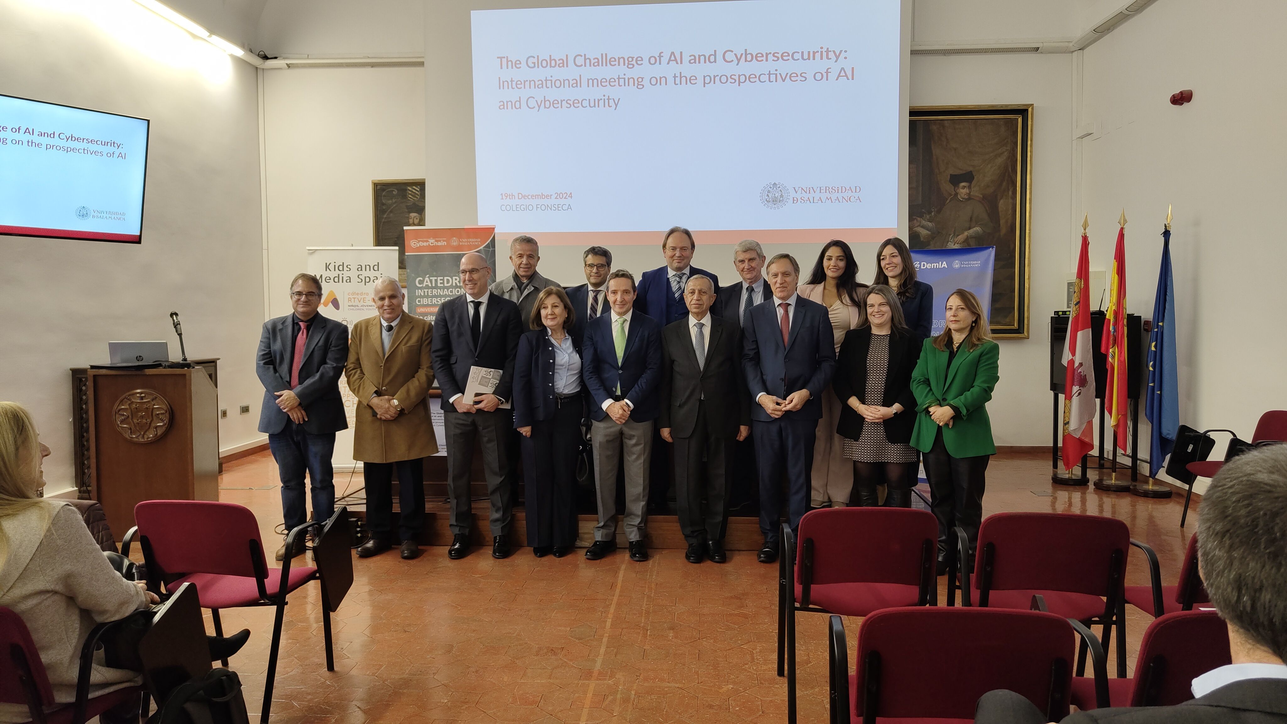 Juan Manuel Corchado, preside la inauguración de las jornadas internacionales “Desafío Global de la Inteligencia Artificial y la Ciberseguridad”