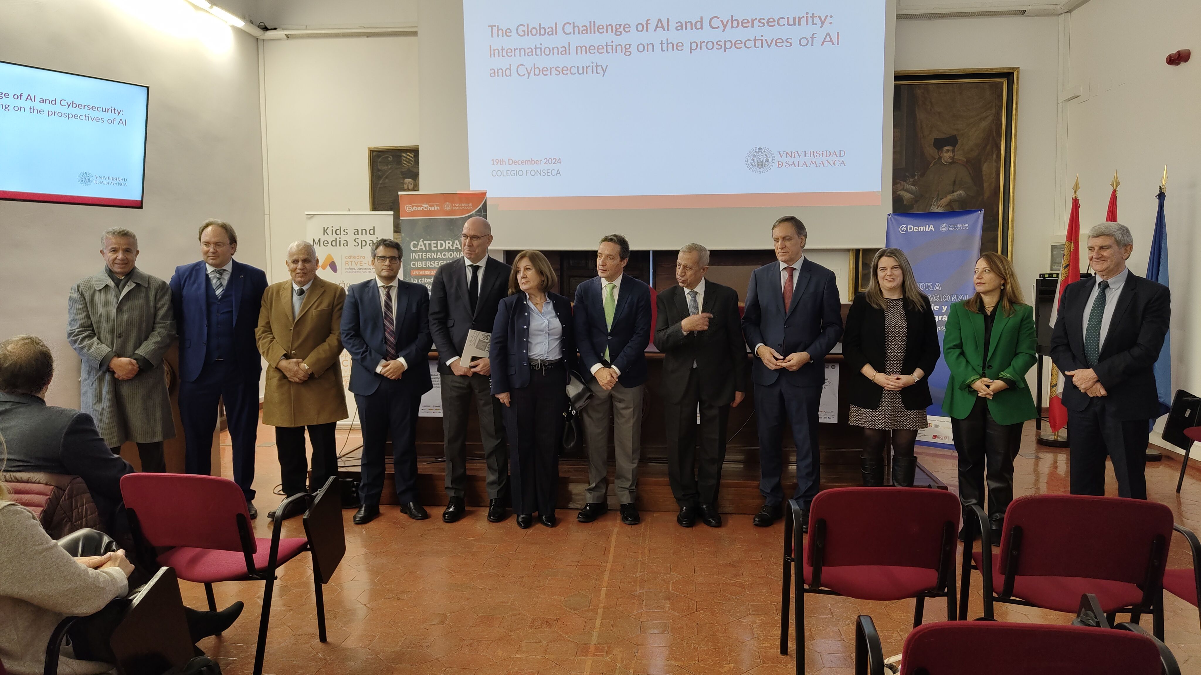 Juan Manuel Corchado, preside la inauguración de las jornadas internacionales “Desafío Global de la Inteligencia Artificial y la Ciberseguridad”