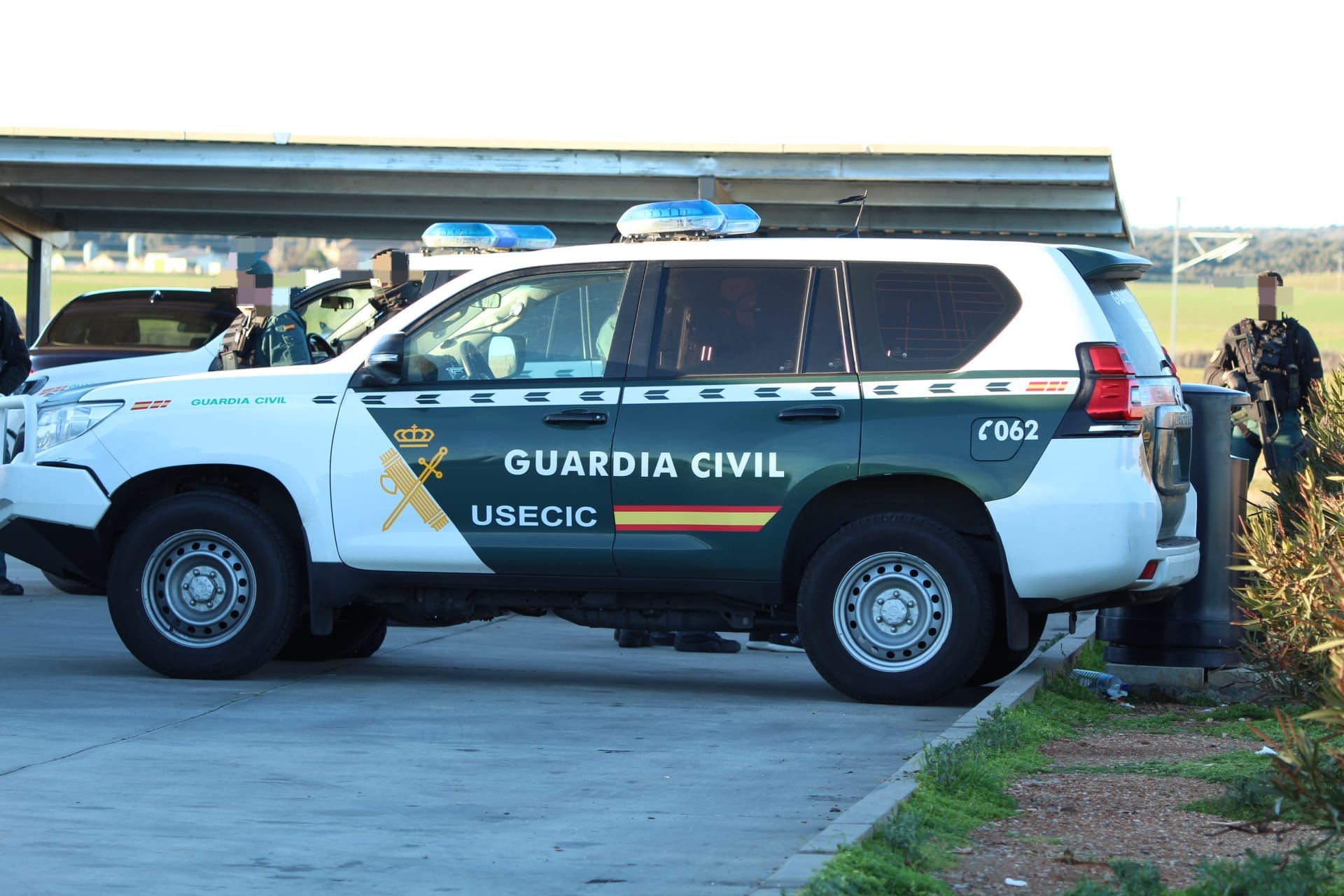 Detenidas tres personas en Robliza de Cojos. Foto: Mikel Antúnez