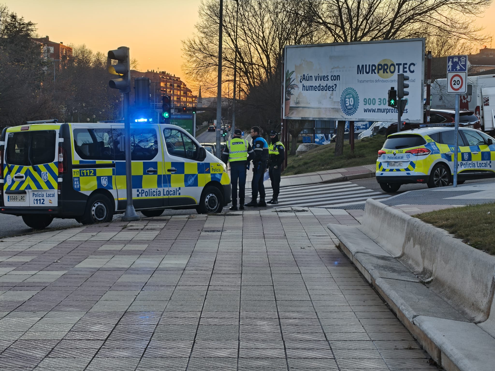 GALERÍA | Atropello en la avenida de Salamanca a un niño de 12 años 