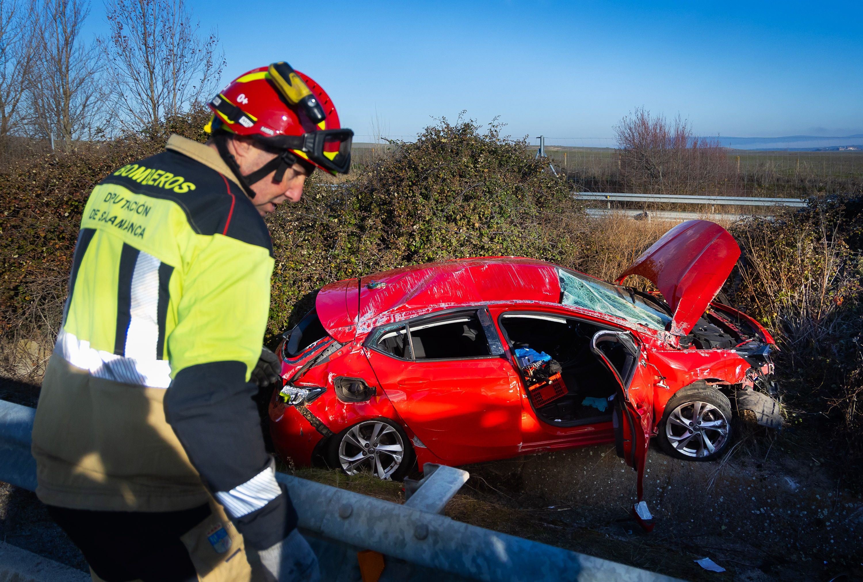 Accidente en Ciudad Rodrigo. ICAL