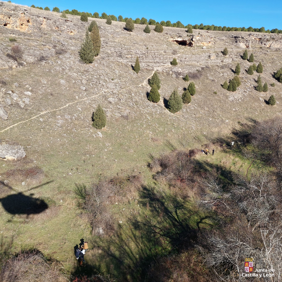 Rescatan  a un varón herido en el Valle del Río Viejo, en Segovia