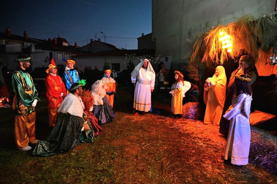 Nacimiento Viviente del Barrio Nuevo en Ciudad Rodrigo, diciembre 2024