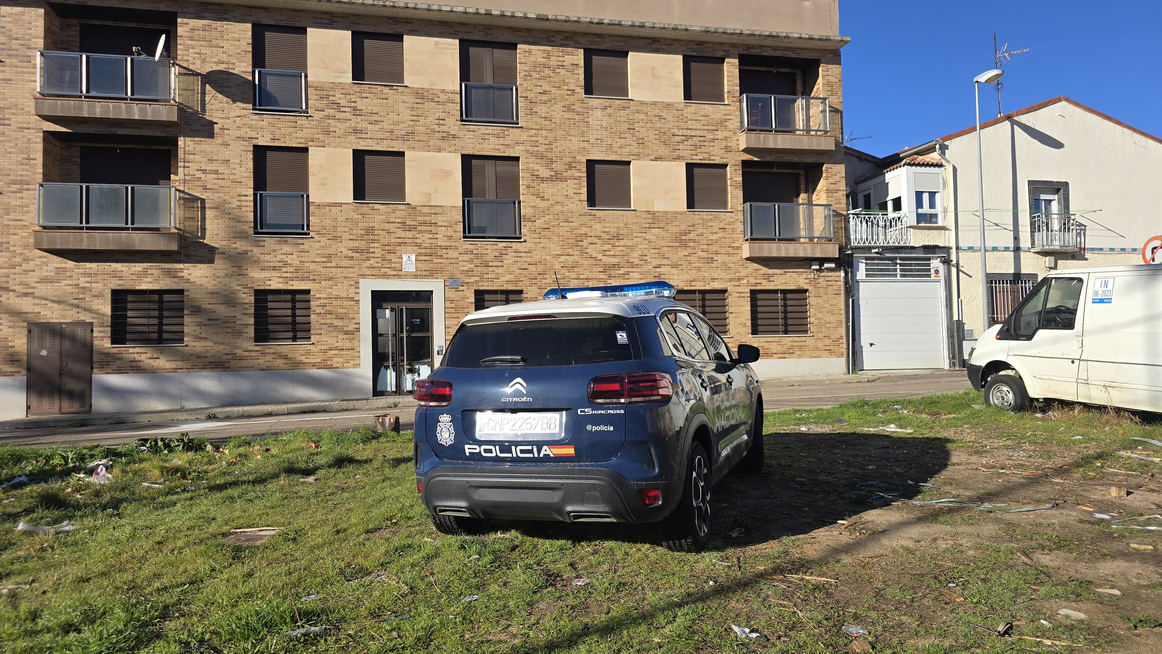 Vivienda de la mujer secuestrada en el barrio de Chamberí, en Salamanca, diciembre de 2024. Fotos S24H