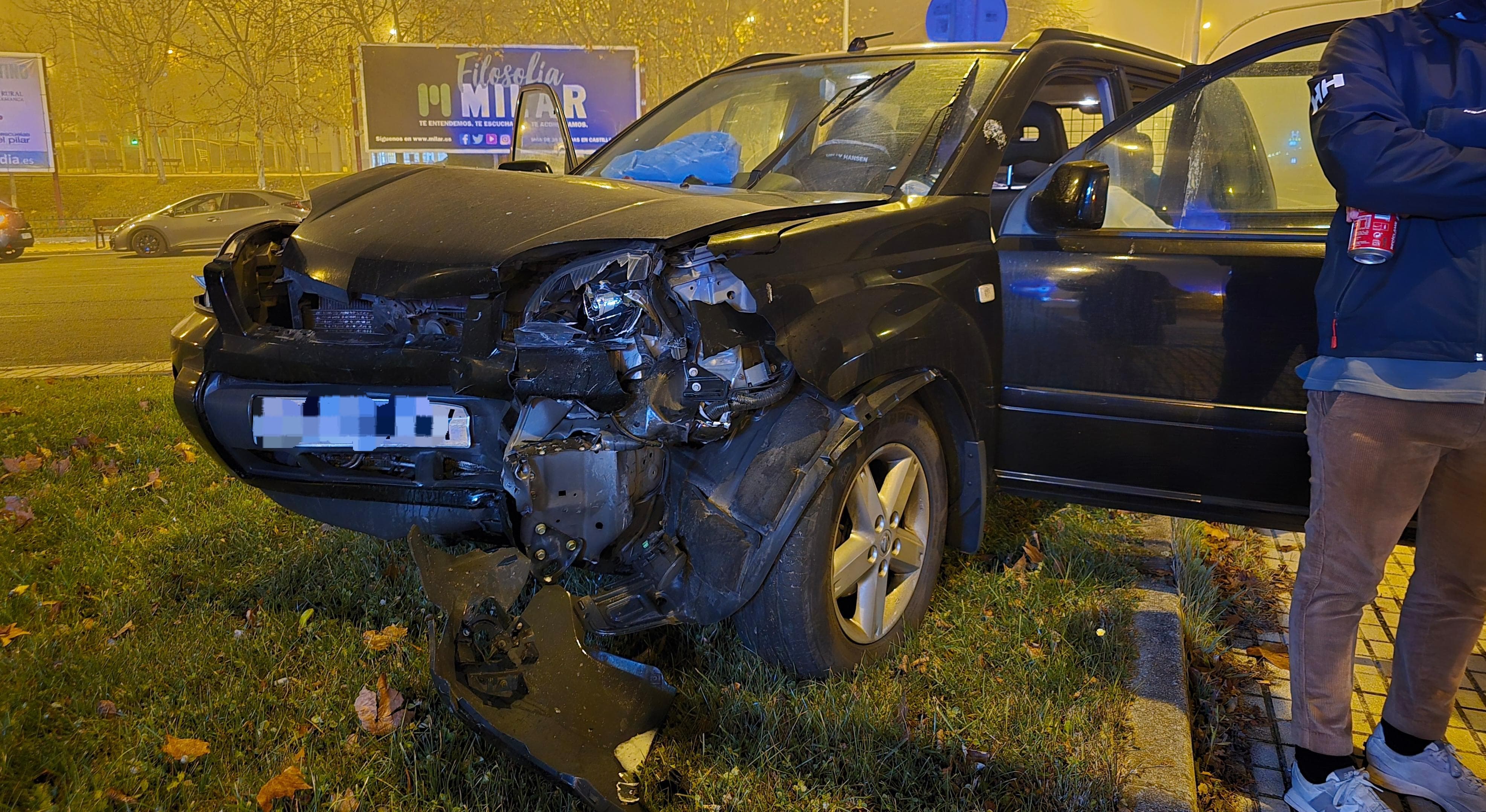 Accidente en la avenida de los Agustinos Recoletos