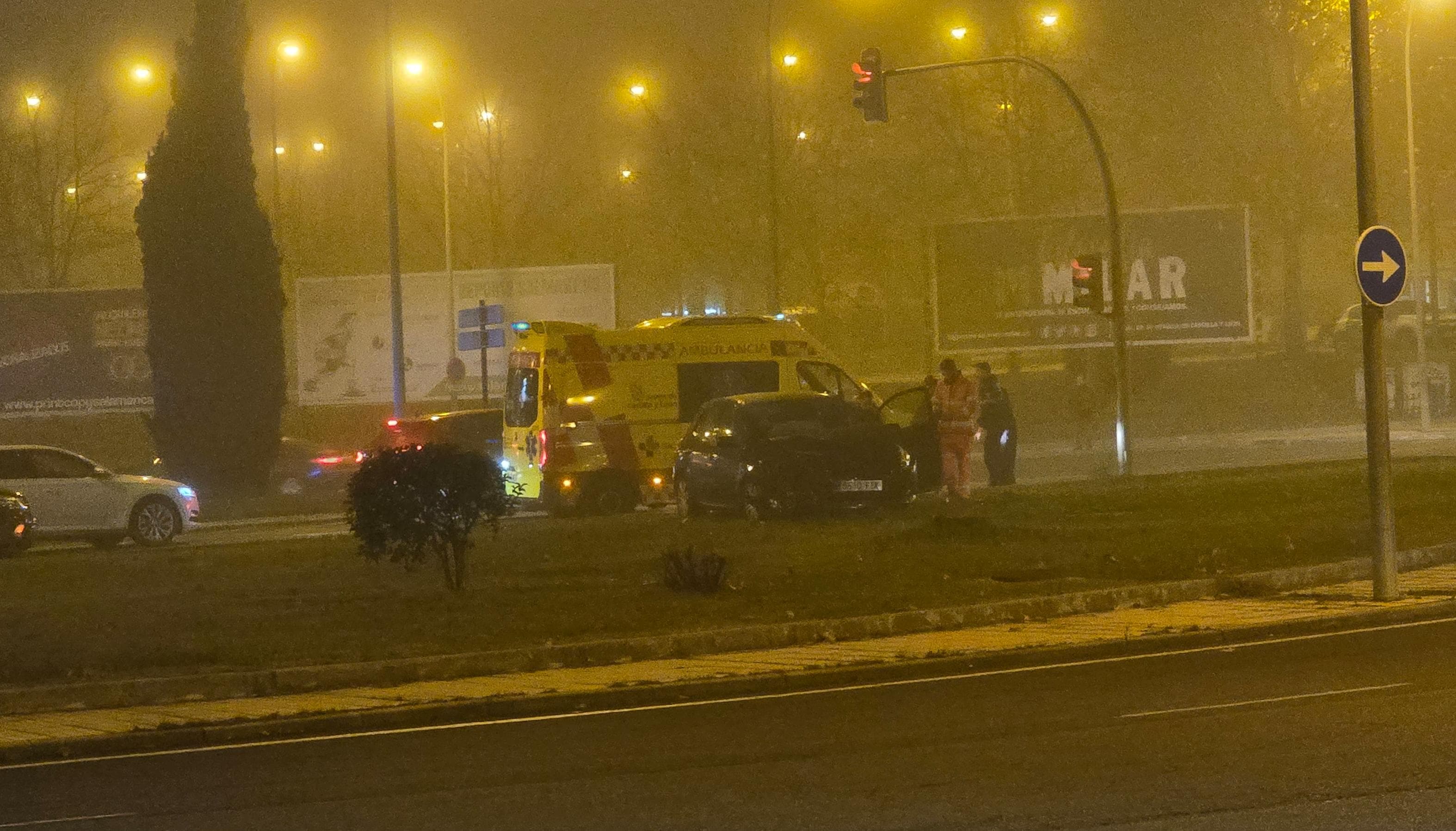 Accidente en la avenida de los Agustinos Recoletos