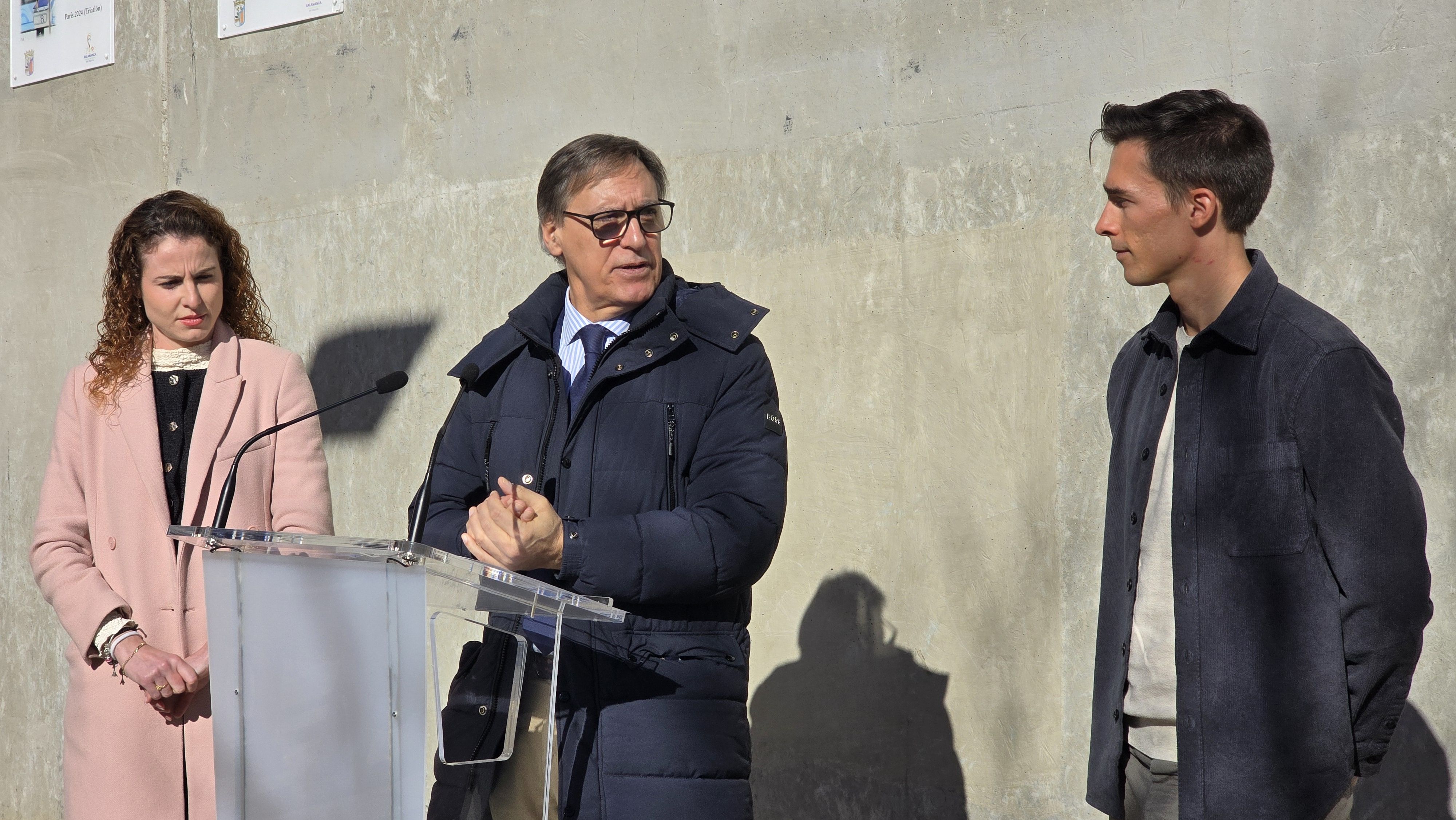 Inauguración de las placas a los deportistas olímpicos Mario García Romo y Lorena Martín