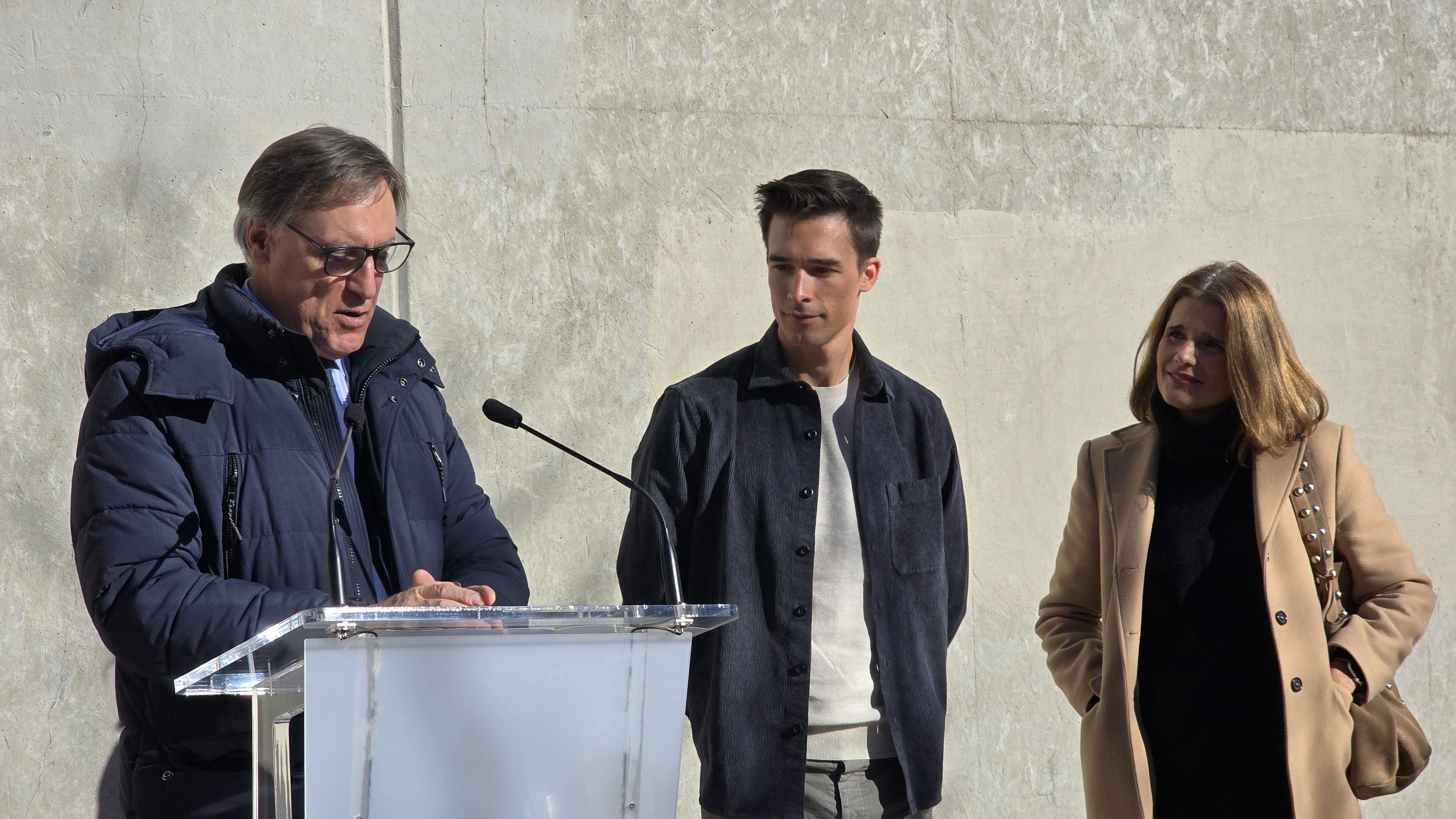 Inauguración de las placas a los deportistas olímpicos Mario García Romo y Lorena Martín