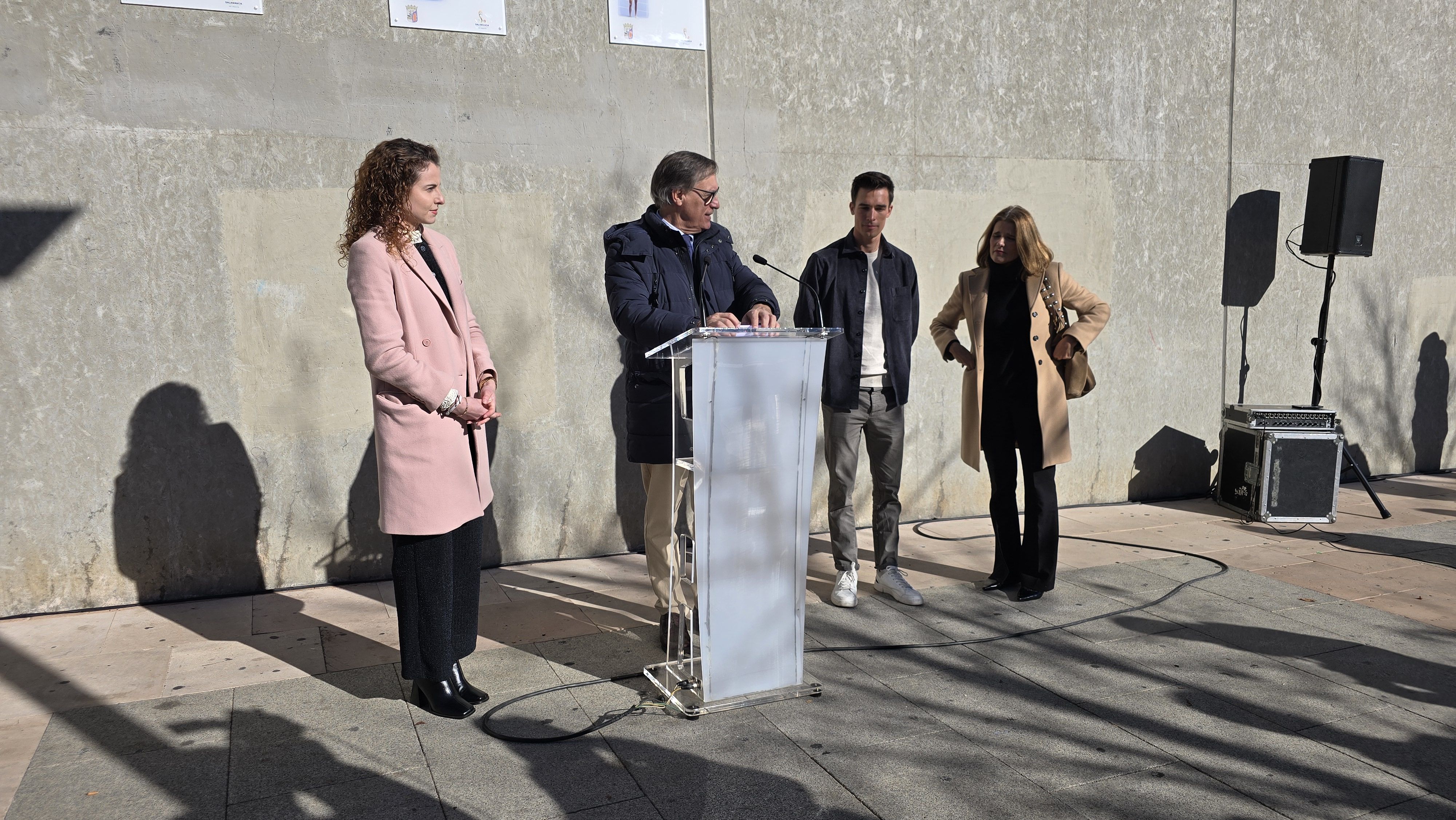 Inauguración de las placas a los deportistas olímpicos Mario García Romo y Lorena Martín