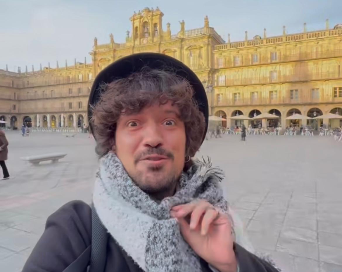 El influencer burgalés, Carlo Cuñado exhibe el “restaurante familiar más antiguo de Salamanca”, el Mesón de Gonzalo. Instagram @carloartspain