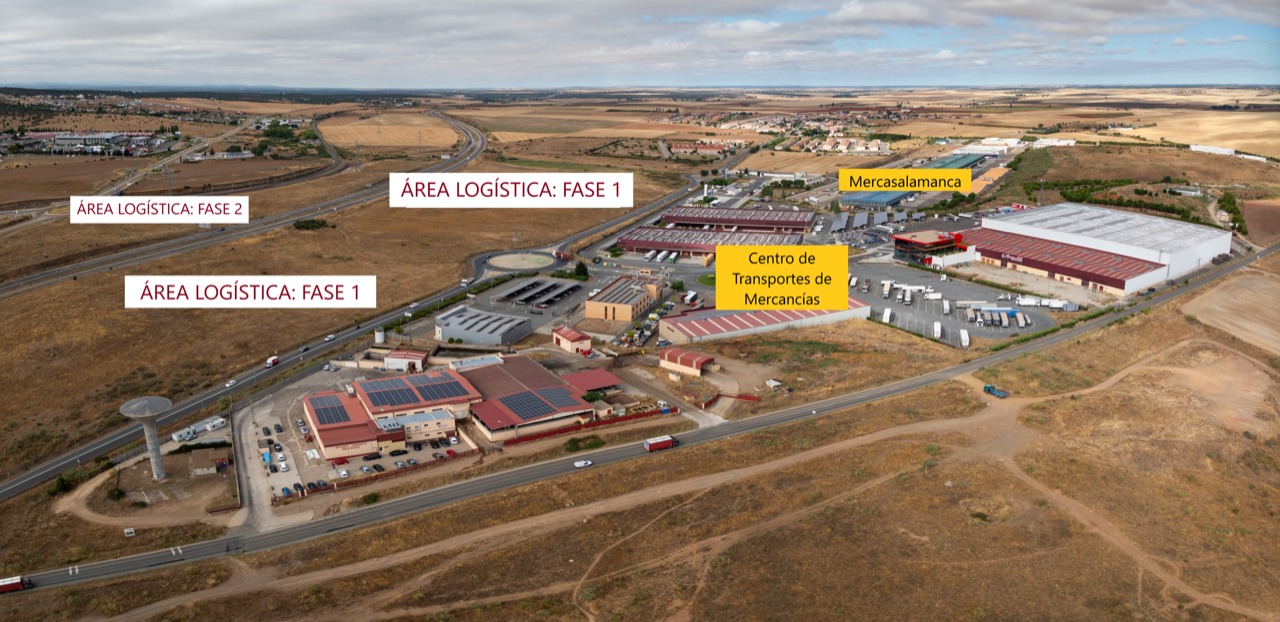 Más suelo logístico-industrial para las empresas en la Plataforma Logística de Salamanca