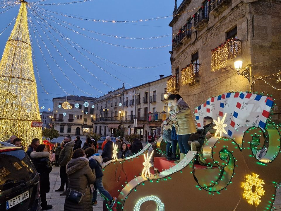 El cartero real visita Ciudad Rodrigo. Foto Ayuntamiento Ciudad Rodrigo