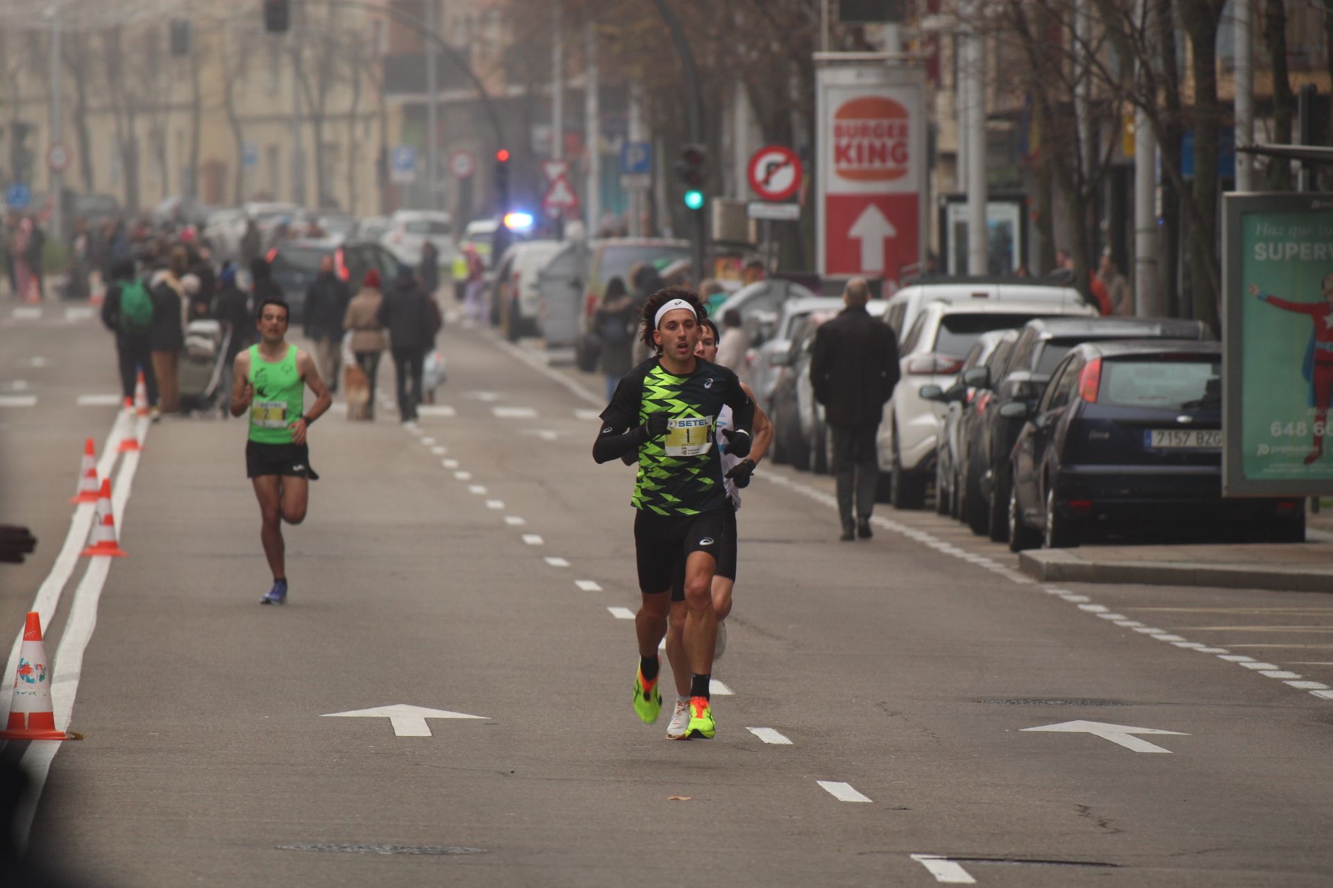 Jorge Blanco durante la disputa de la San Silvestre Salmantina 2024