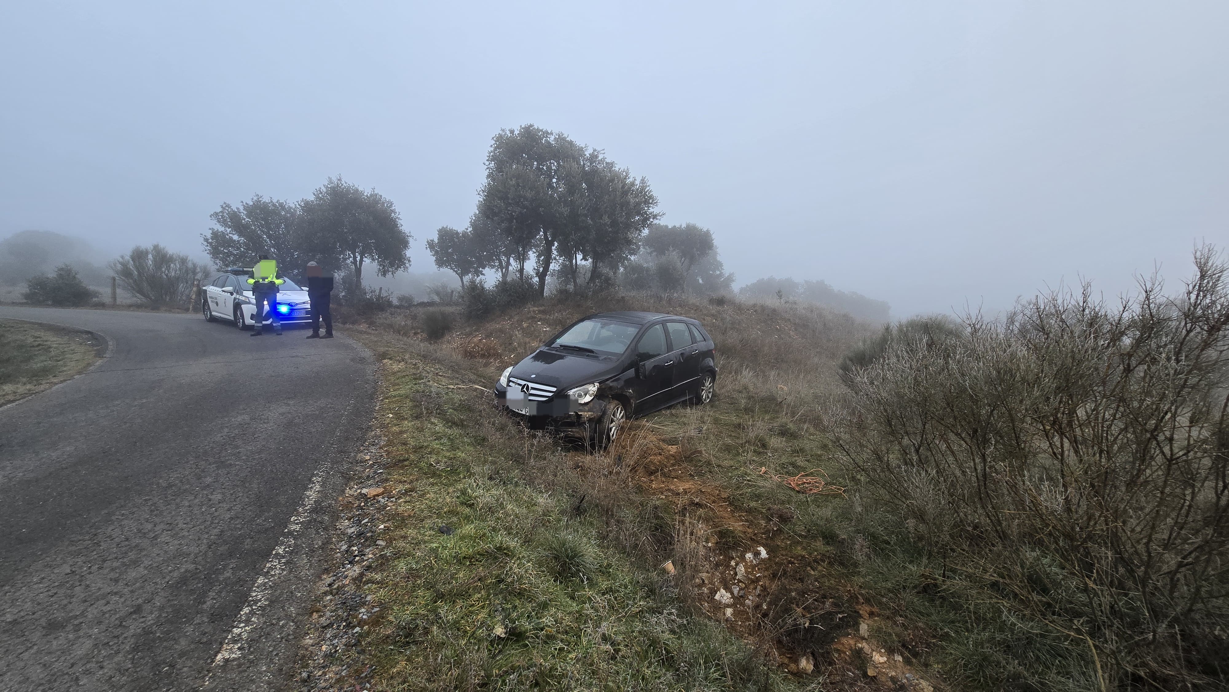 Salida de vía en Buenavista 