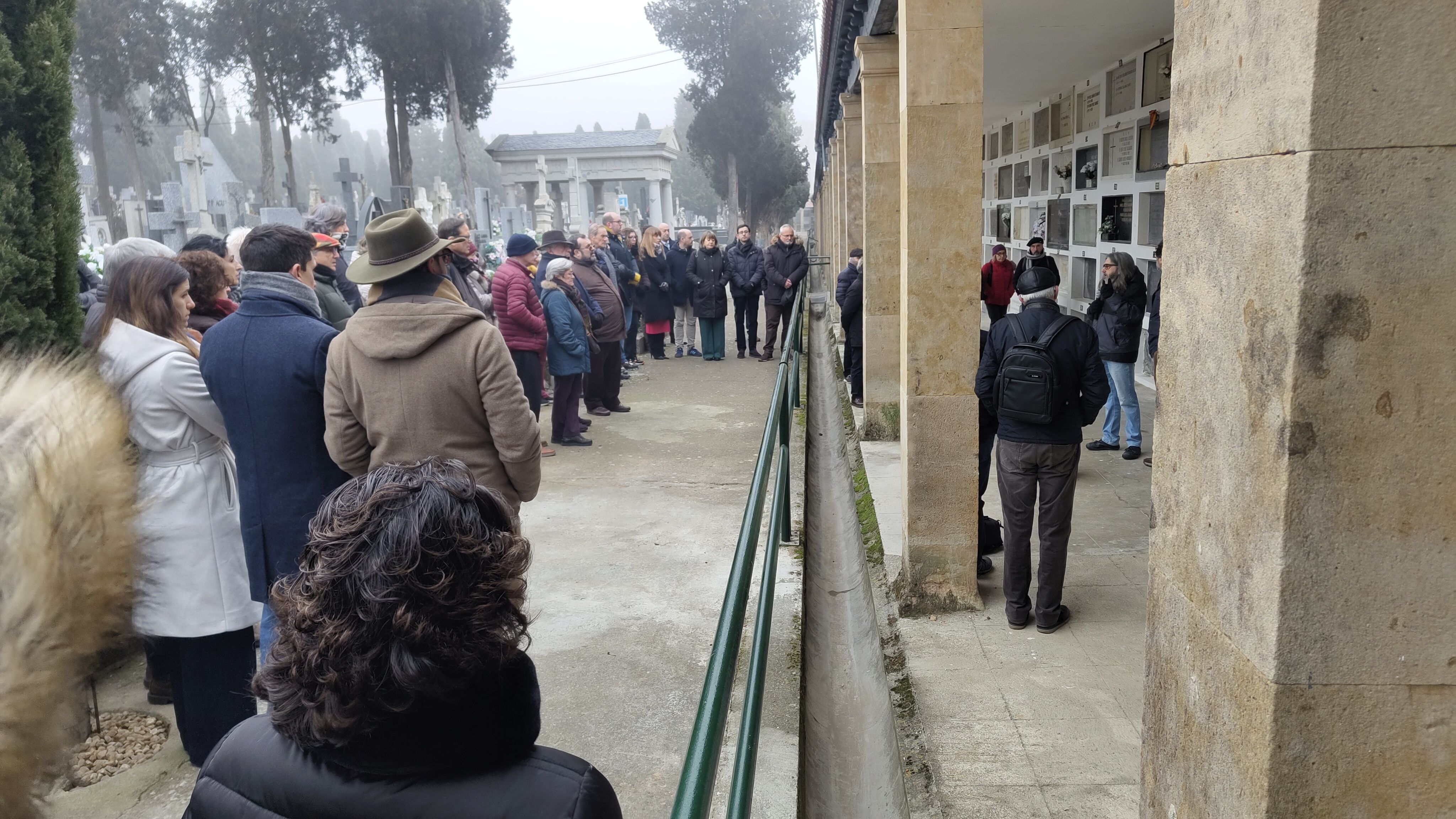 Homenaje a Miguel de Unamuno de la Asociación Salamanca Memoria y Justicia