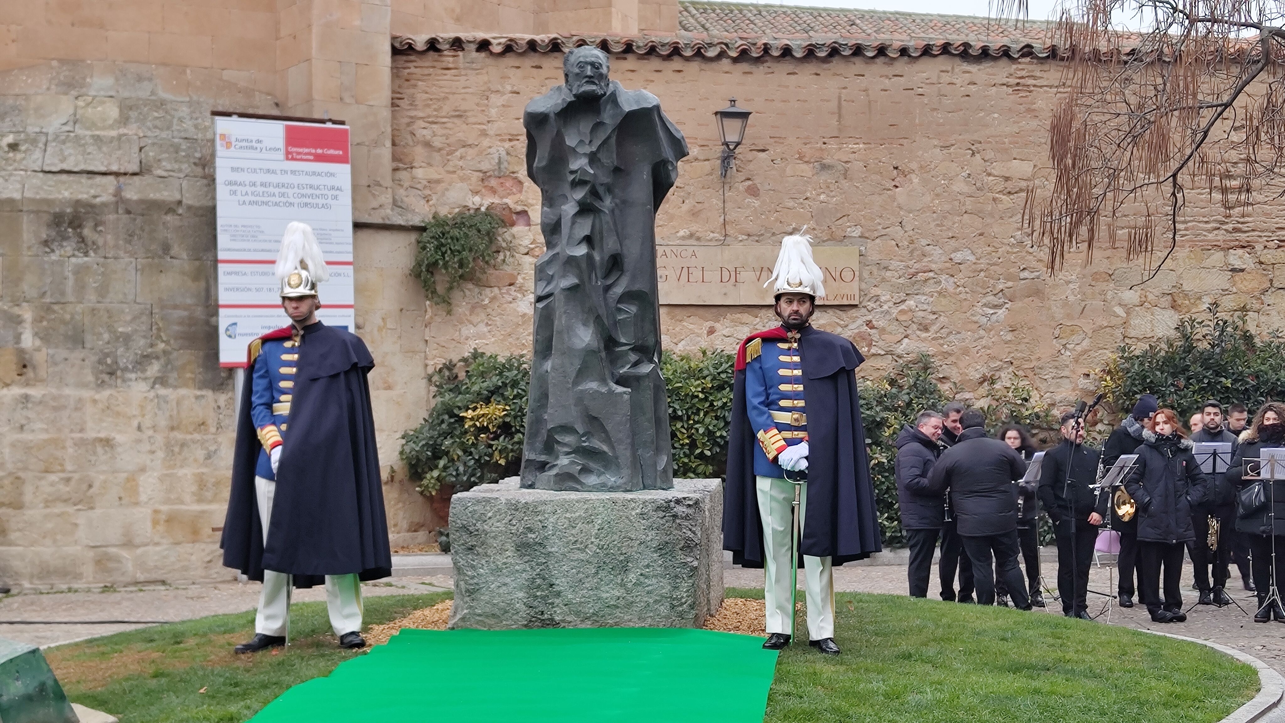 Homenaje a Miguel de Unamuno con motivo del aniversario de su fallecimiento