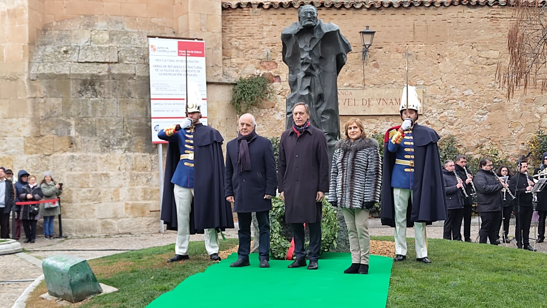 Homenaje a Miguel de Unamuno con motivo del aniversario de su fallecimiento