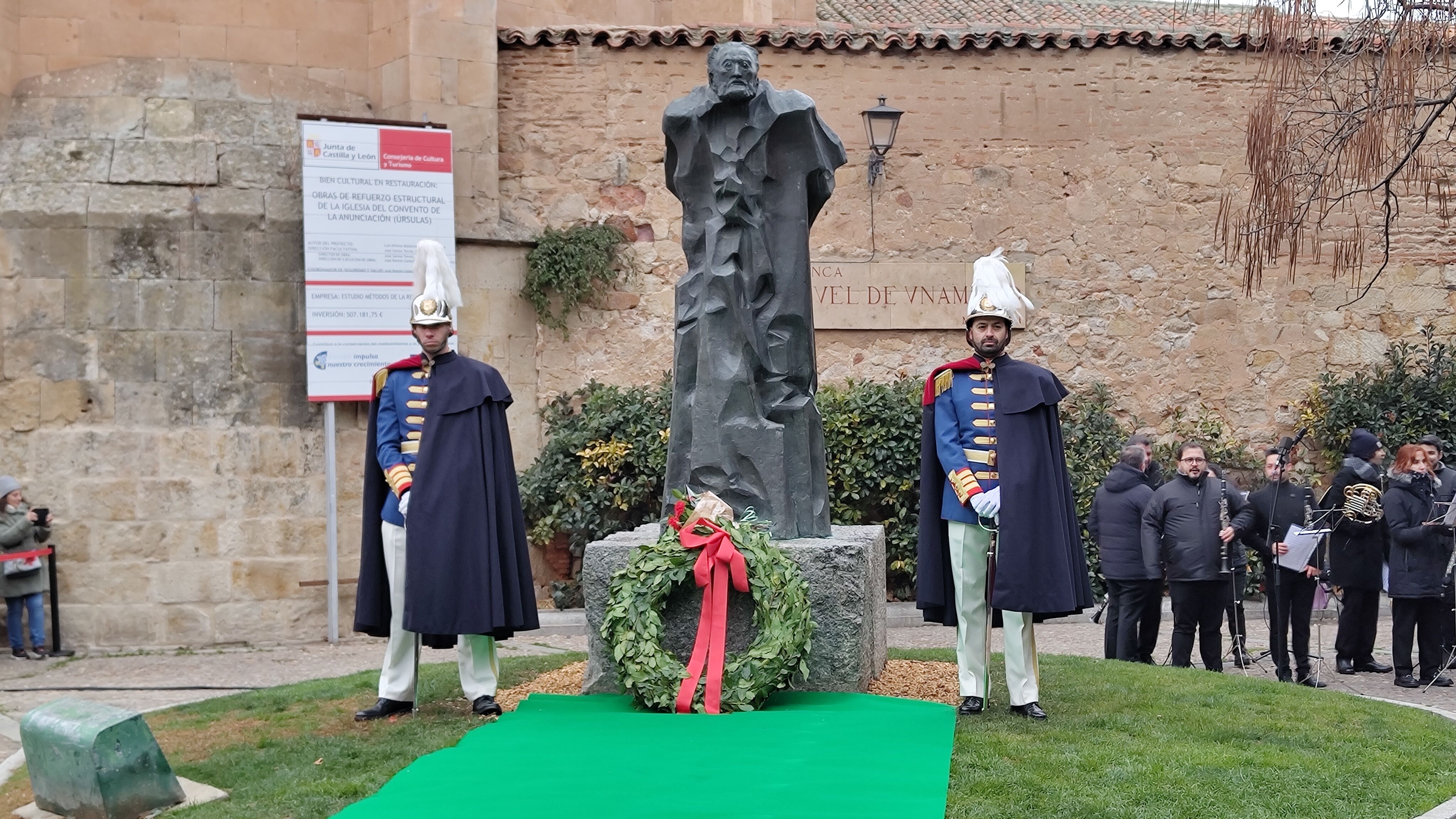 Homenaje a Miguel de Unamuno con motivo del aniversario de su fallecimiento