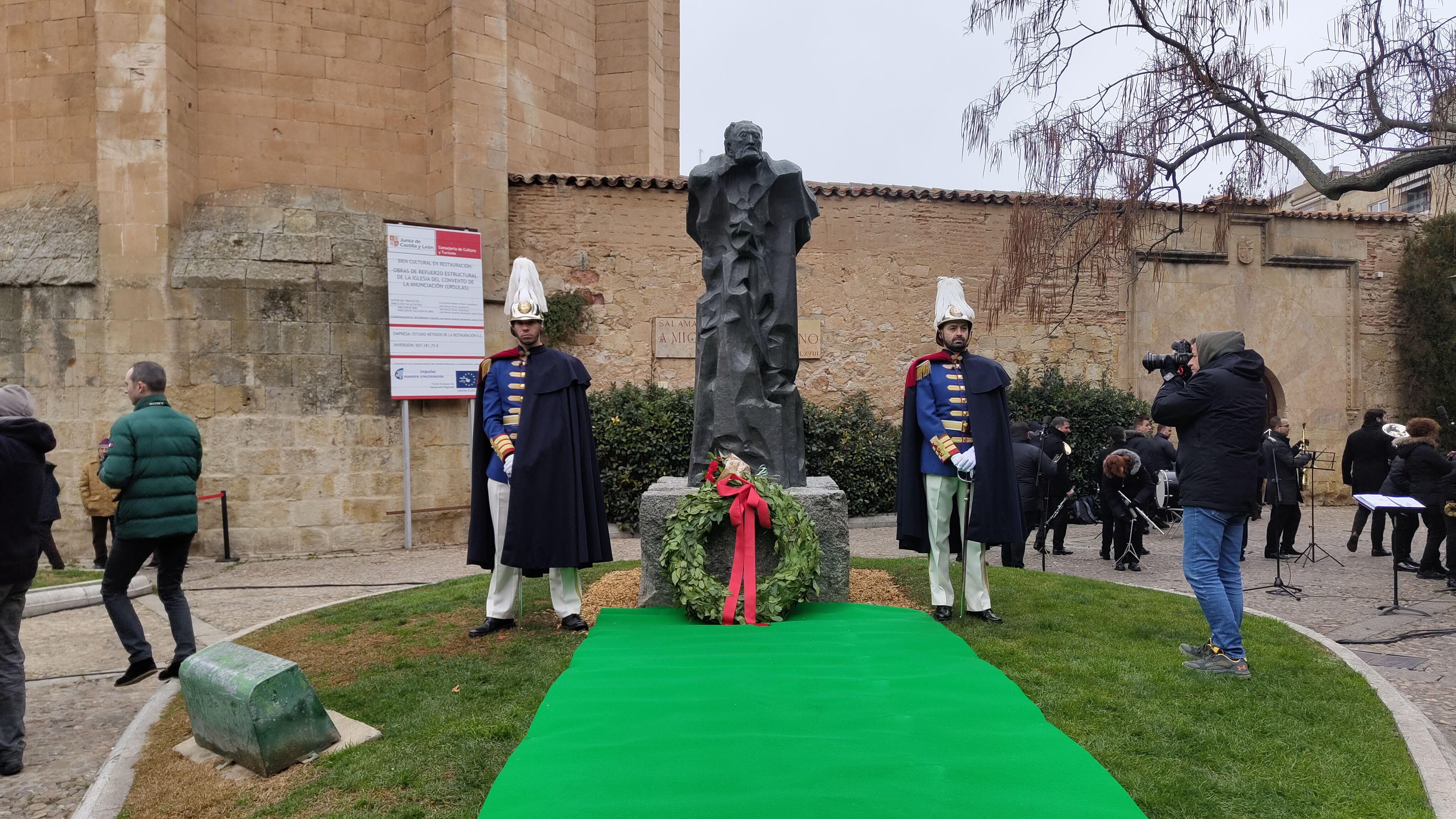 Homenaje a Miguel de Unamuno con motivo del aniversario de su fallecimiento