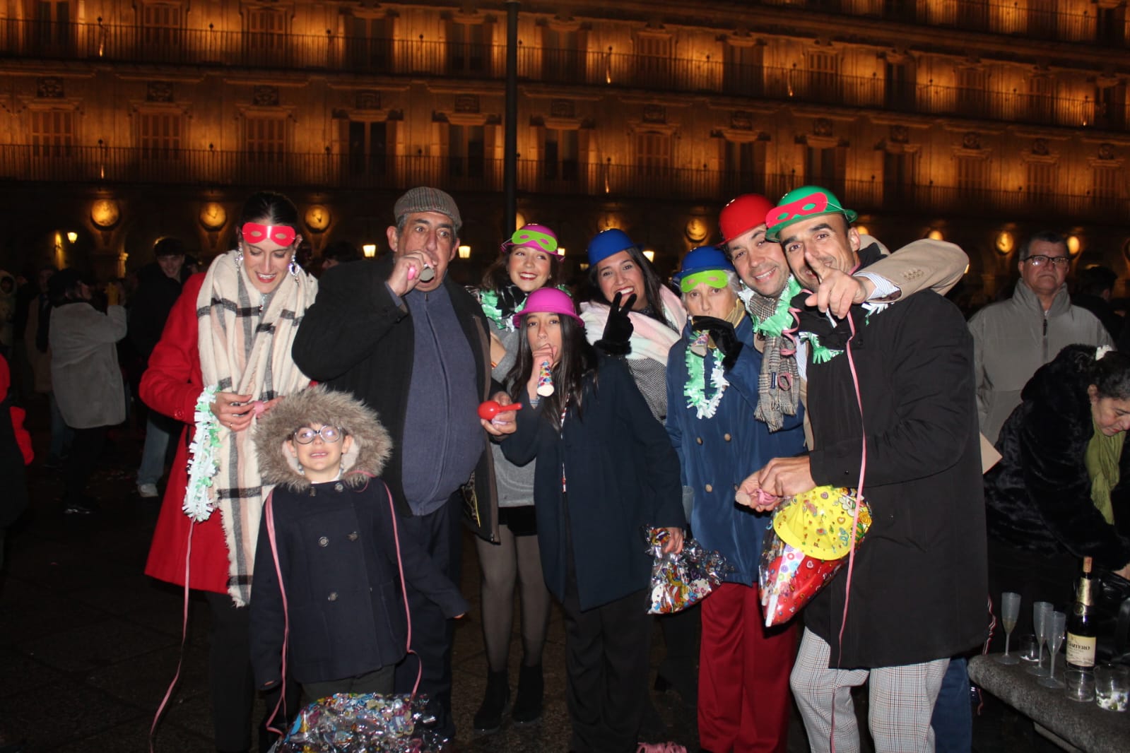 Campanadas de Fin de Año desde la Plaza Mayor de Salamanca