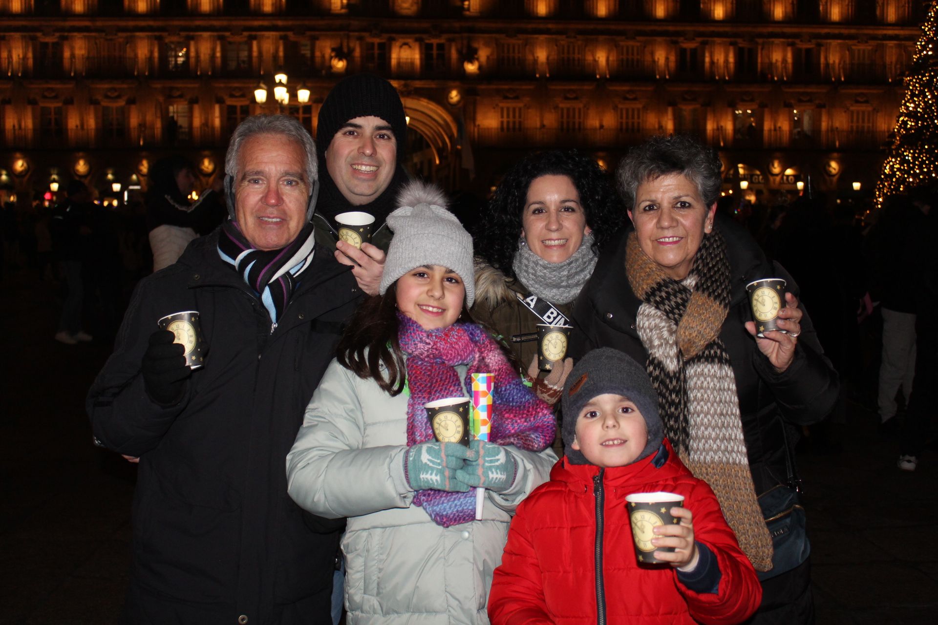 Campanadas de Fin de Año desde la Plaza Mayor de Salamanca