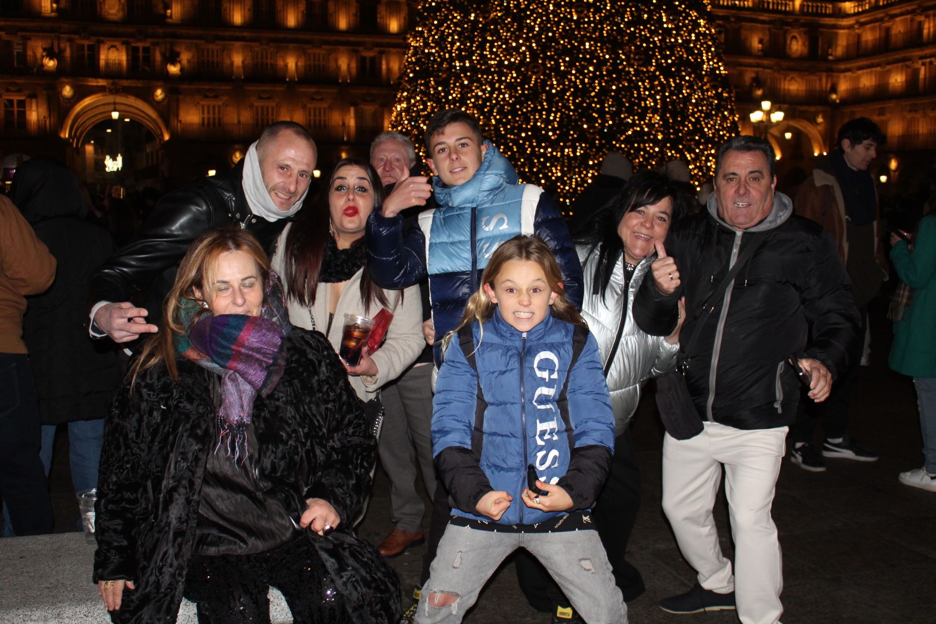 Campanadas de Fin de Año desde la Plaza Mayor de Salamanca