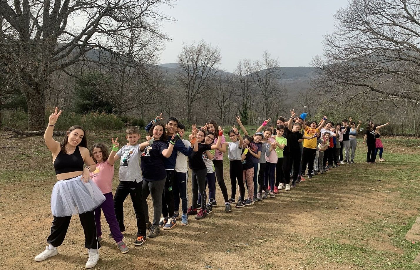 Actividades en una salida al campo de la Asociación PRODESI. Fotos PRODESI