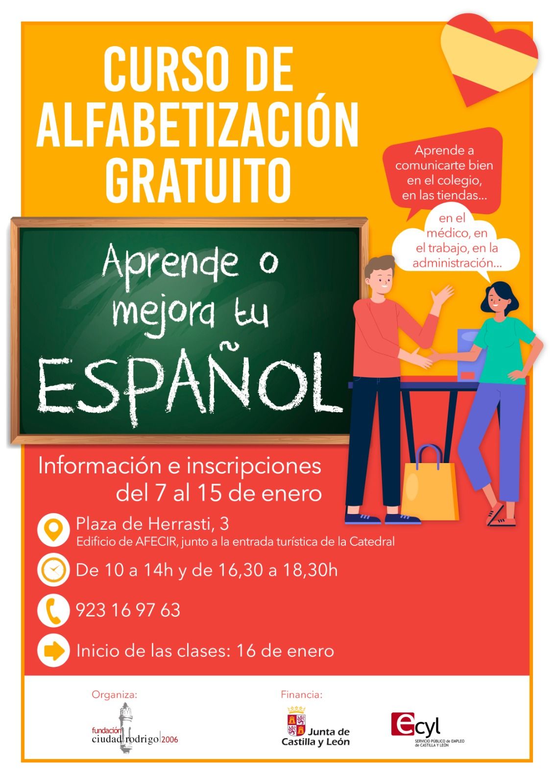 cartel alfabetización