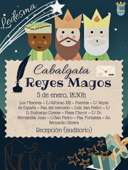 Cabalgata de Reyes Magos en Ledesma