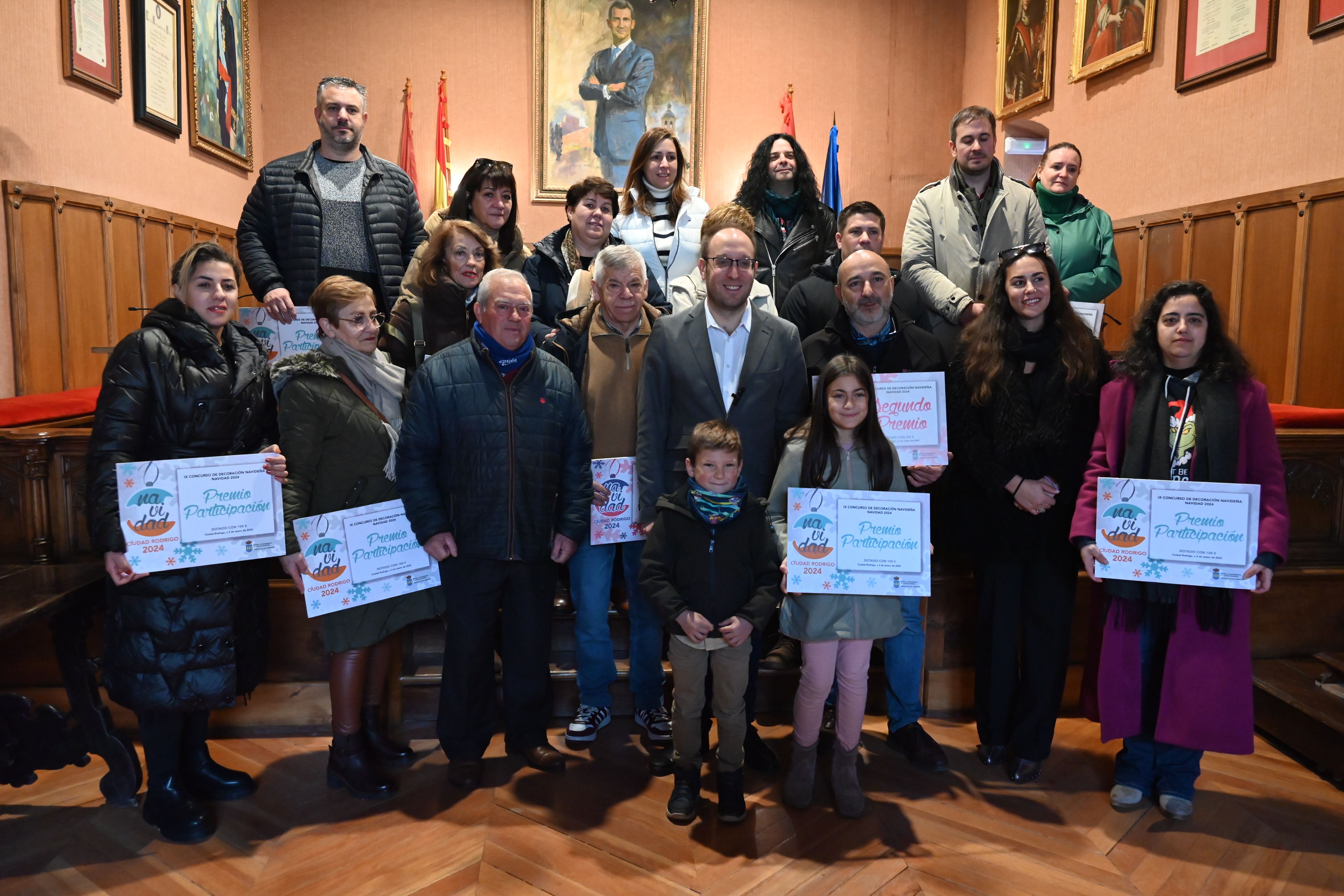 Ciudad Rodrigo entrega los premios del IX Concurso de Decoración Navideña 2024