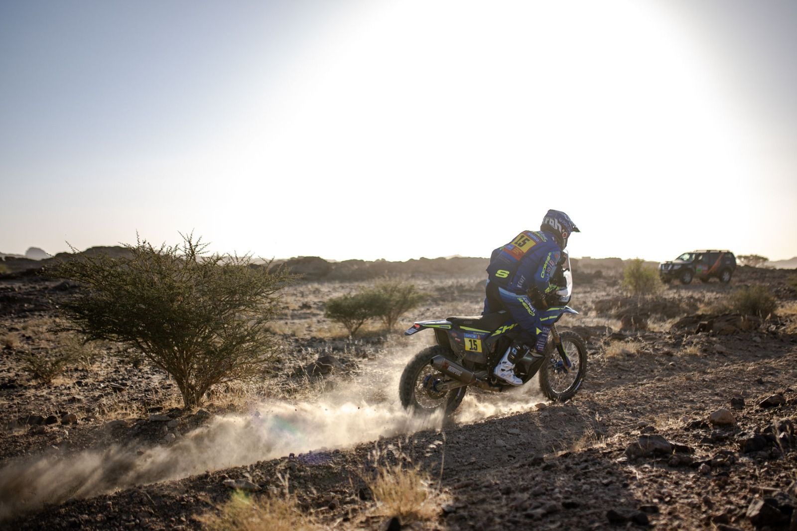 Lorenzo Santolino, en el Dakar 2025