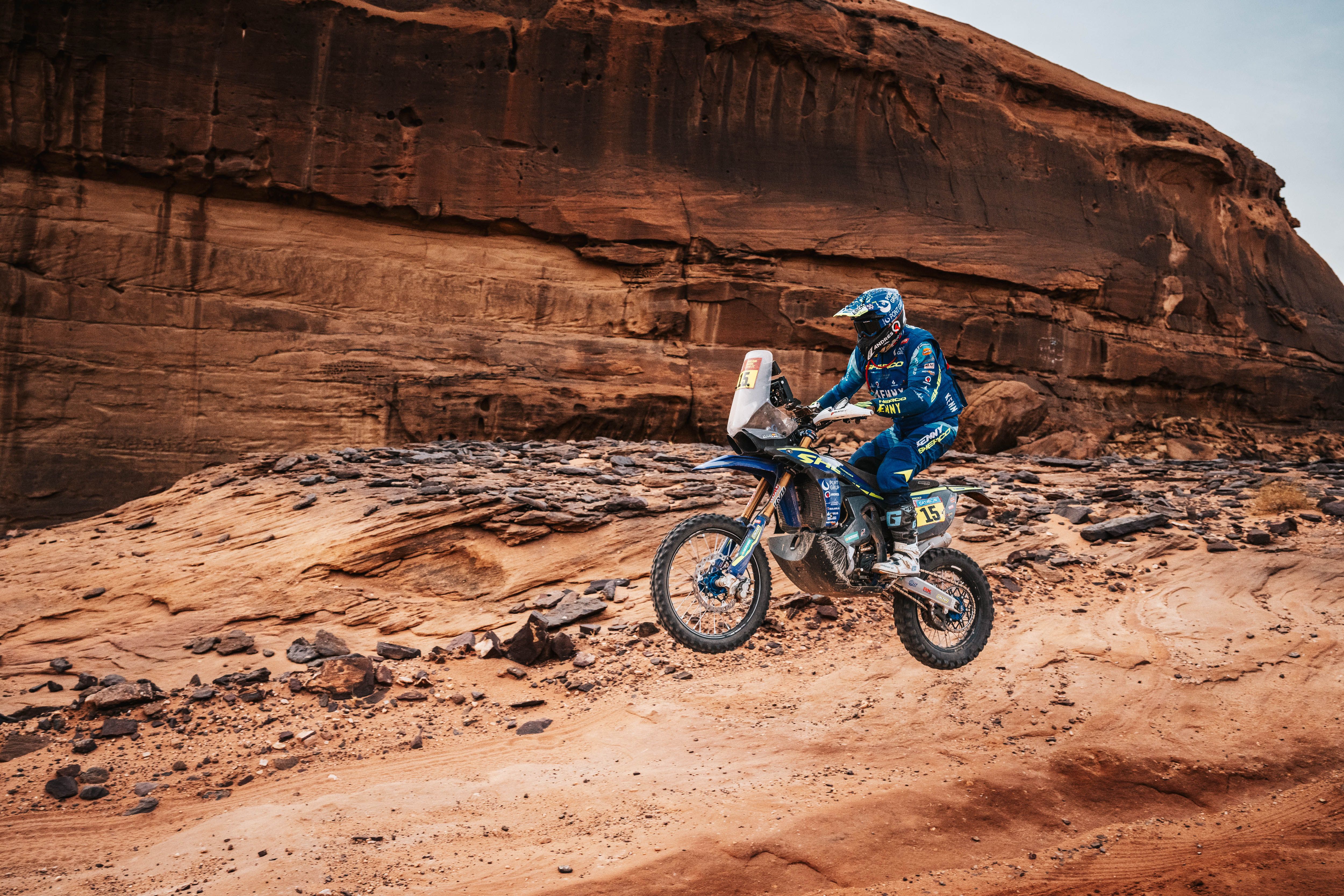 Lorenzo Santolino, en el Dakar 2025